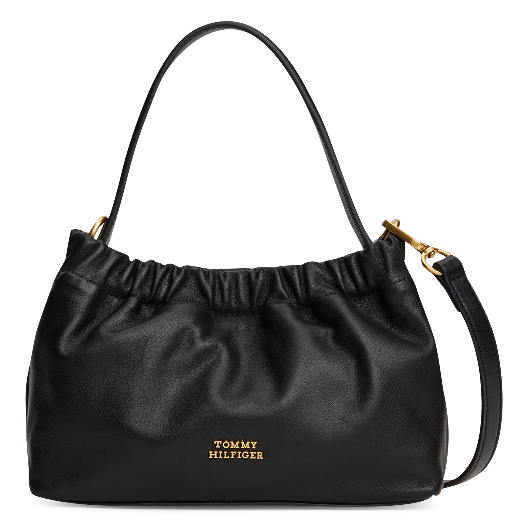 Sac bandoulière en cuir souple TOMMY HILFIGER