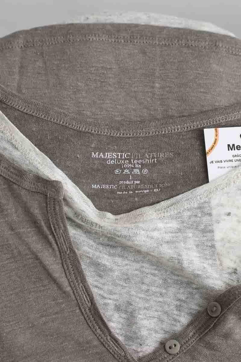 T-shirt MAJESTIC FILATURES - SECONDE MAIN Grey