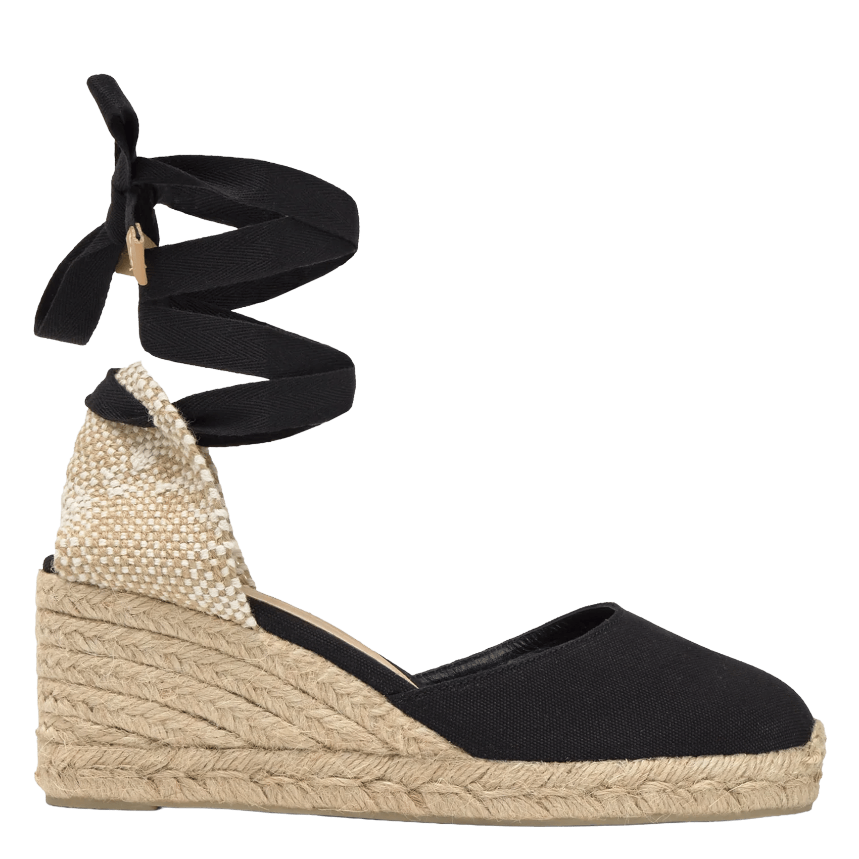 Canvas wedge espadrilles CASTANER Black