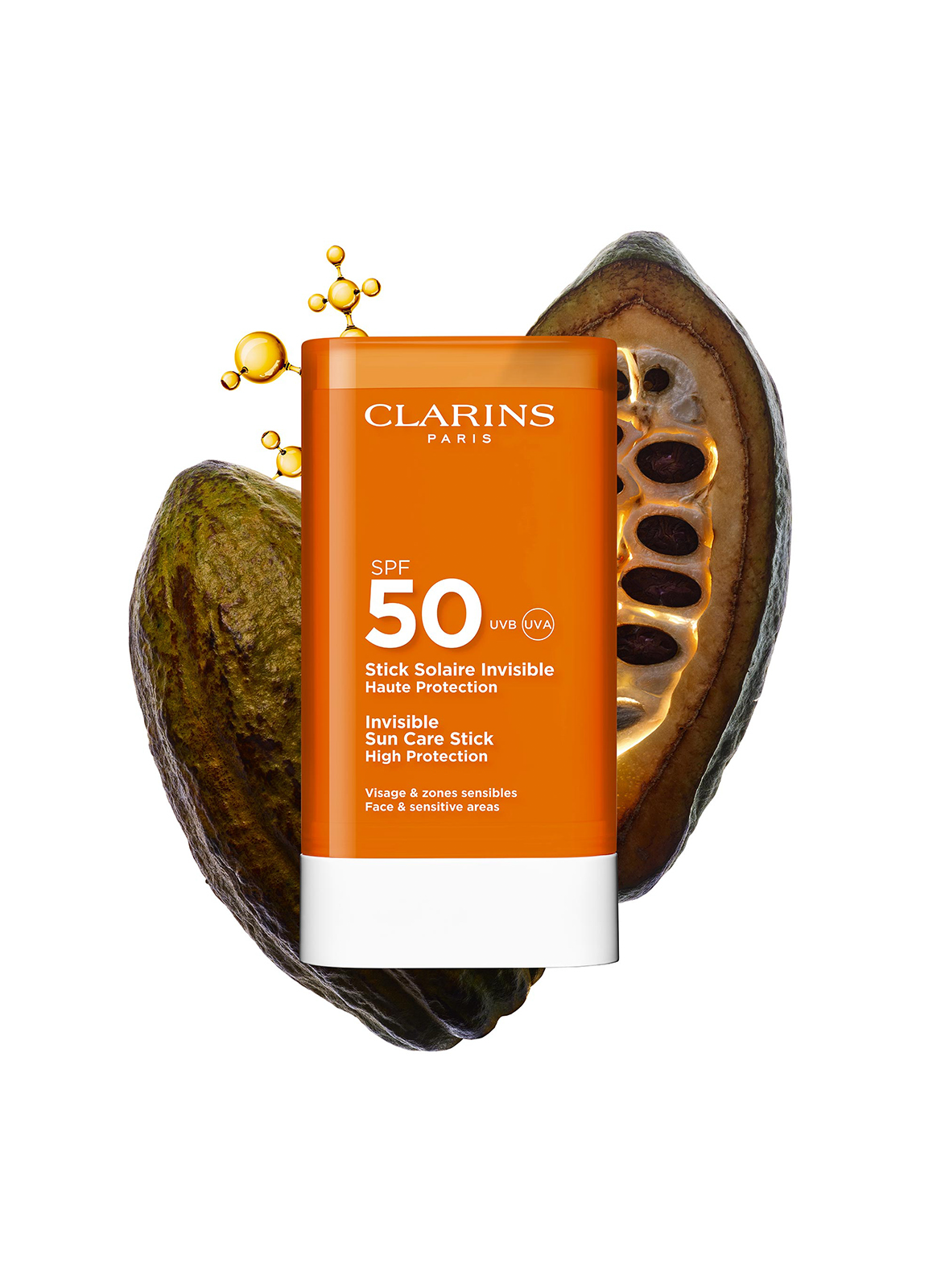 Invisible Sunscreen Stick SPF50
High Protection CLARINS No color
