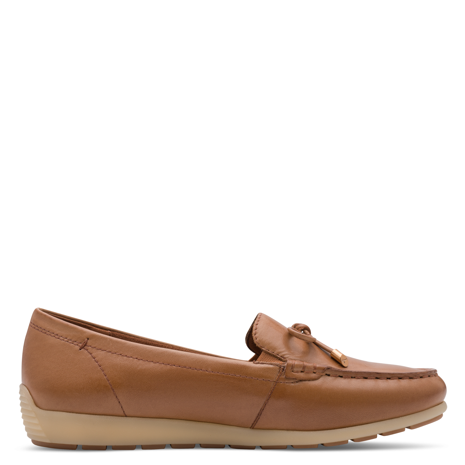 Leather loafers TAMARIS Brown