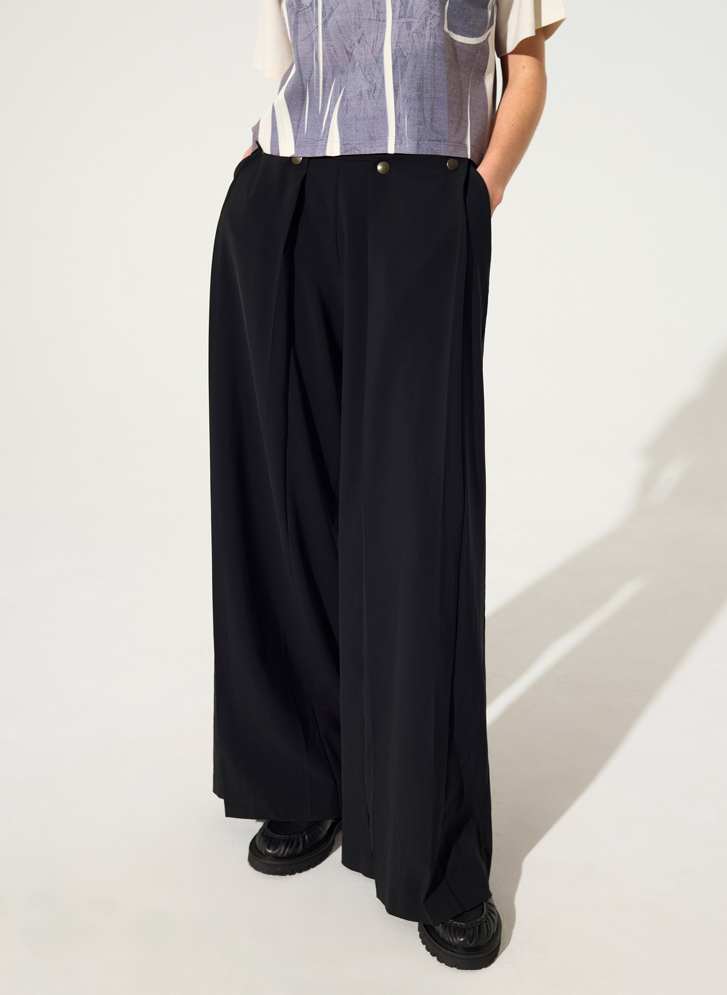 Wide trousers COTELAC Black