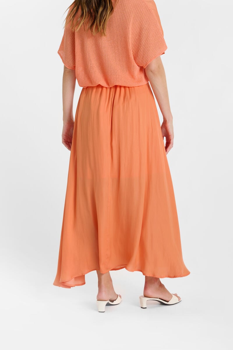 Straight skirt LE TEMPS DES CERISES Orange
