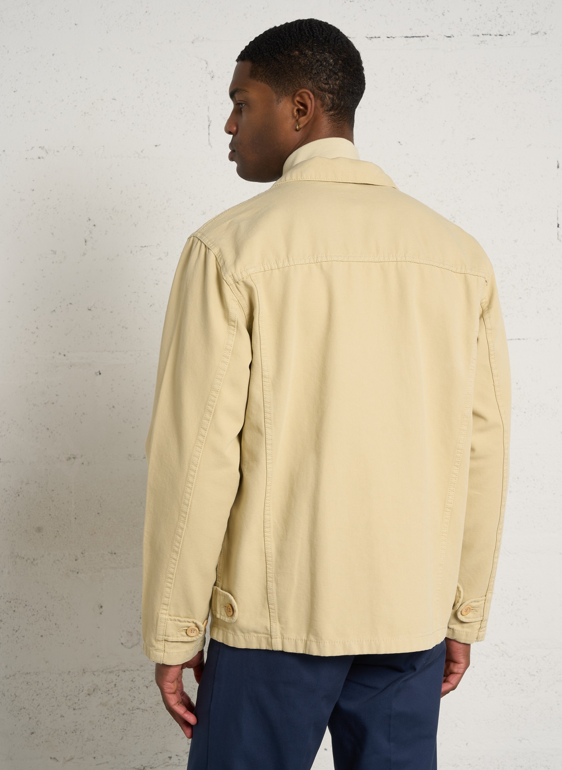 Geknöpfte Jacke aus Baumwolle ARMOR LUX Beige