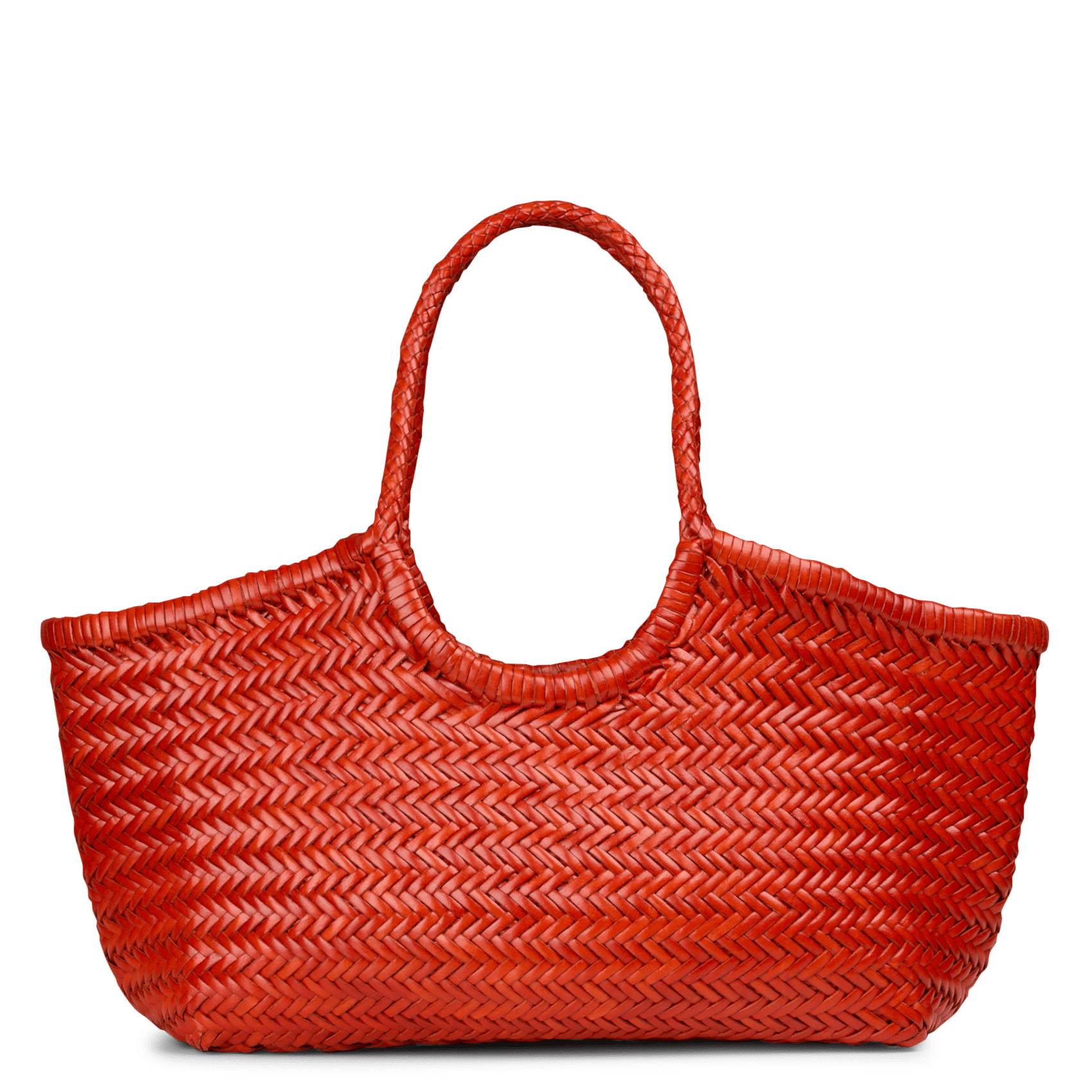 Panier tissé en cuir DRAGON DIFFUSION