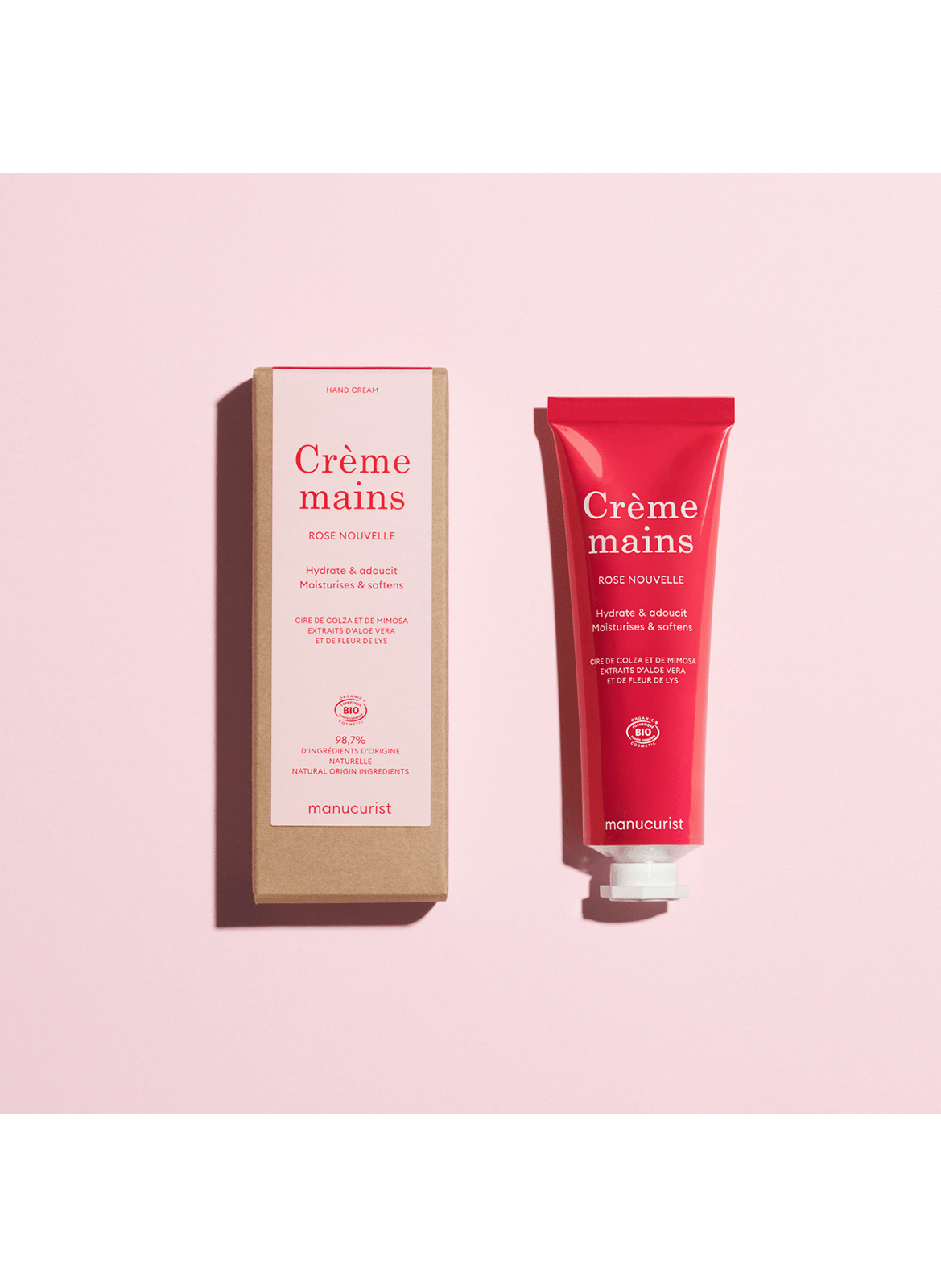 Crème mains rose MANUCURIST No color