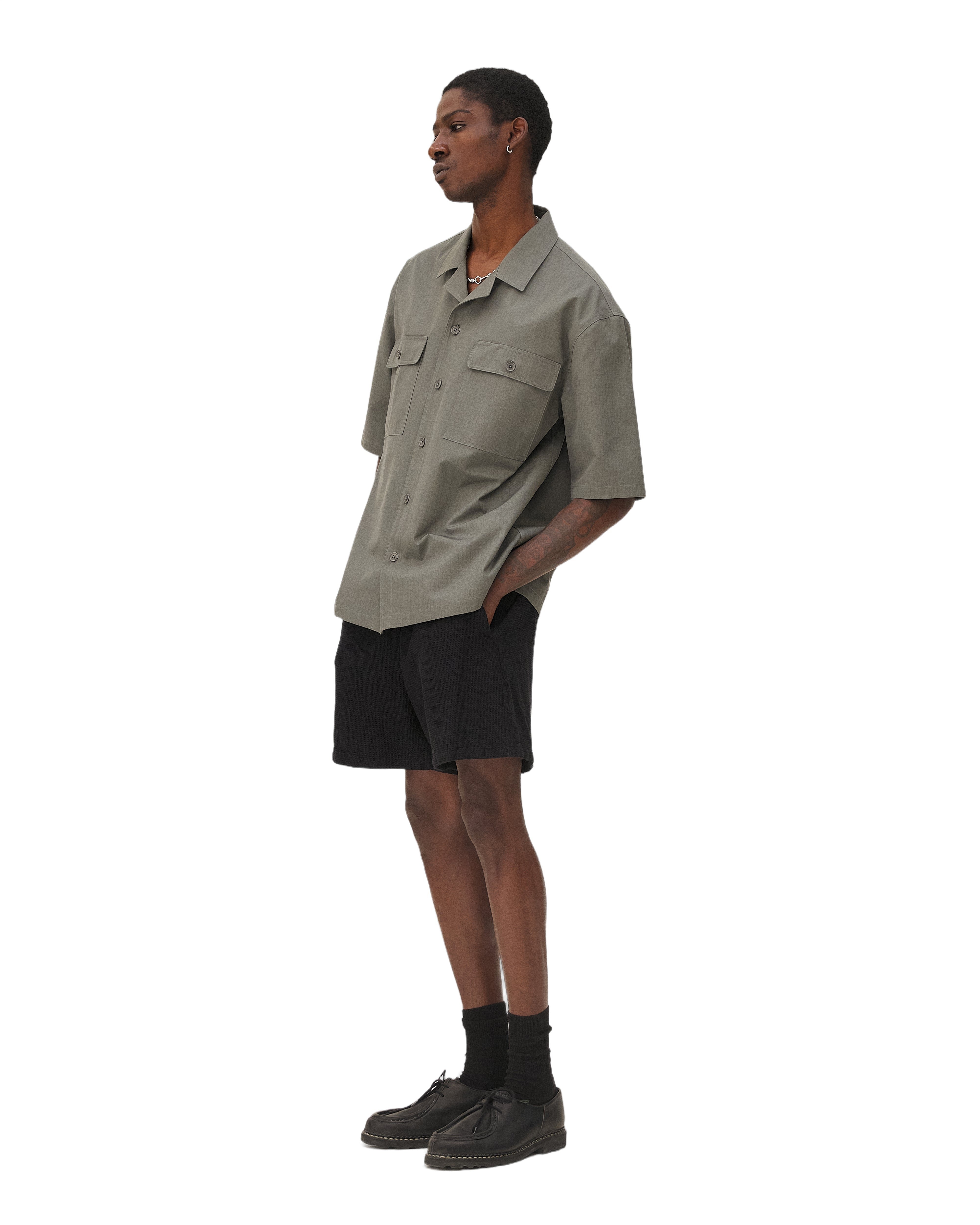 Chemise utilitaire borneo army green Noyoco Vert