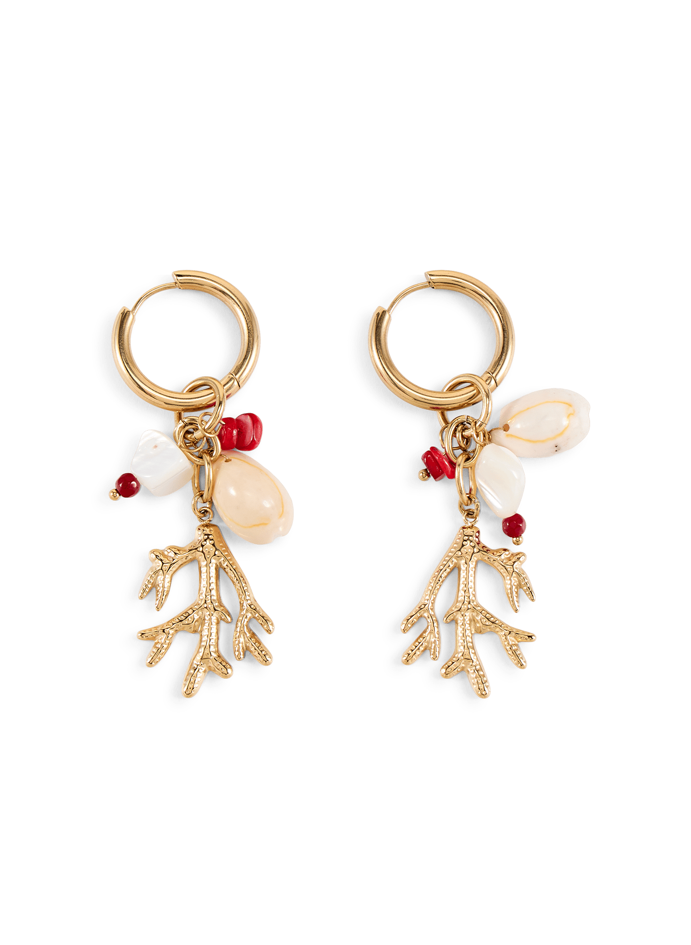 Atlantide drop earrings AU PRINTEMPS PARIS Golden