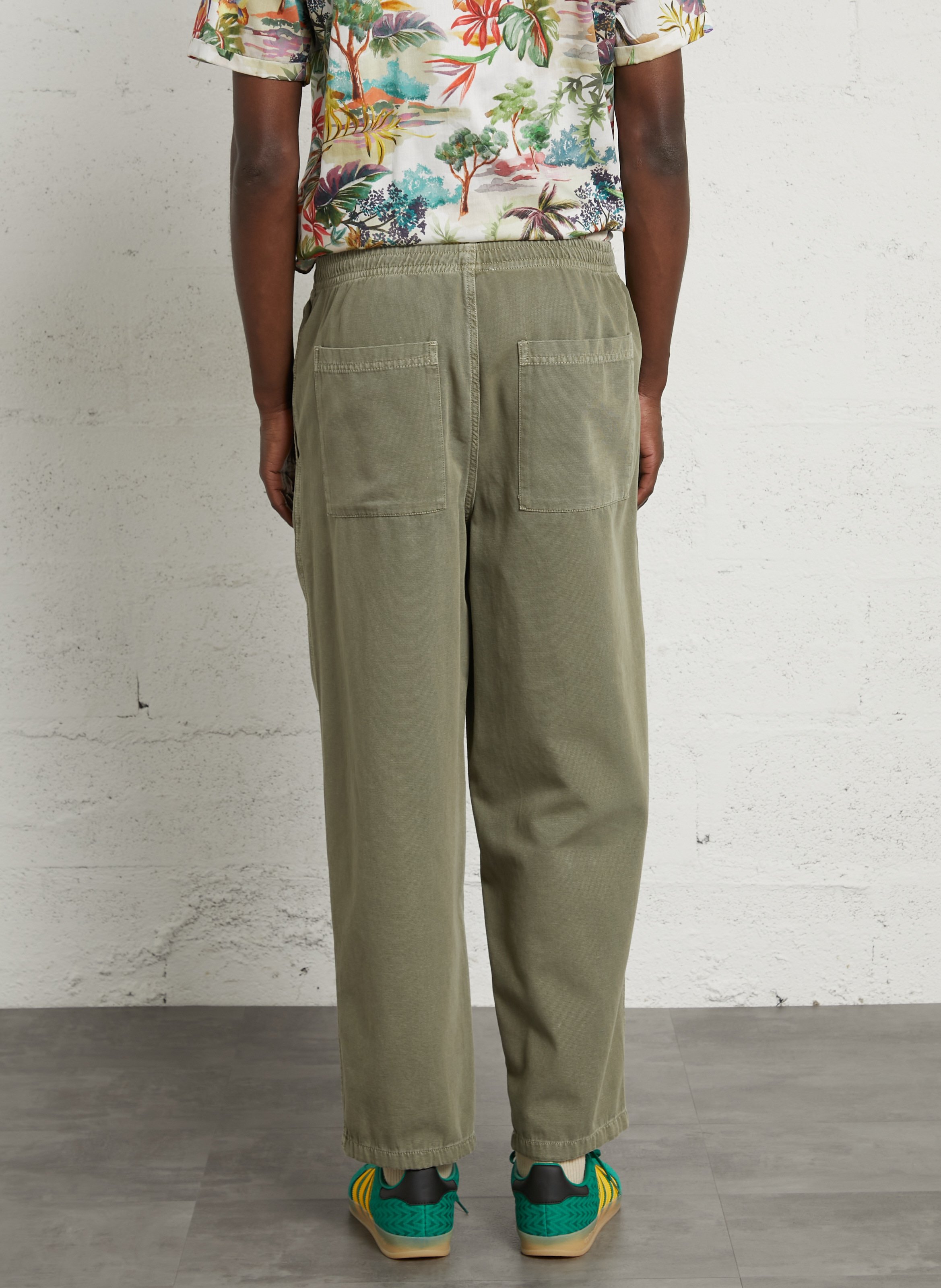Slim-fit cotton cargo pants AMERICAN VINTAGE Green