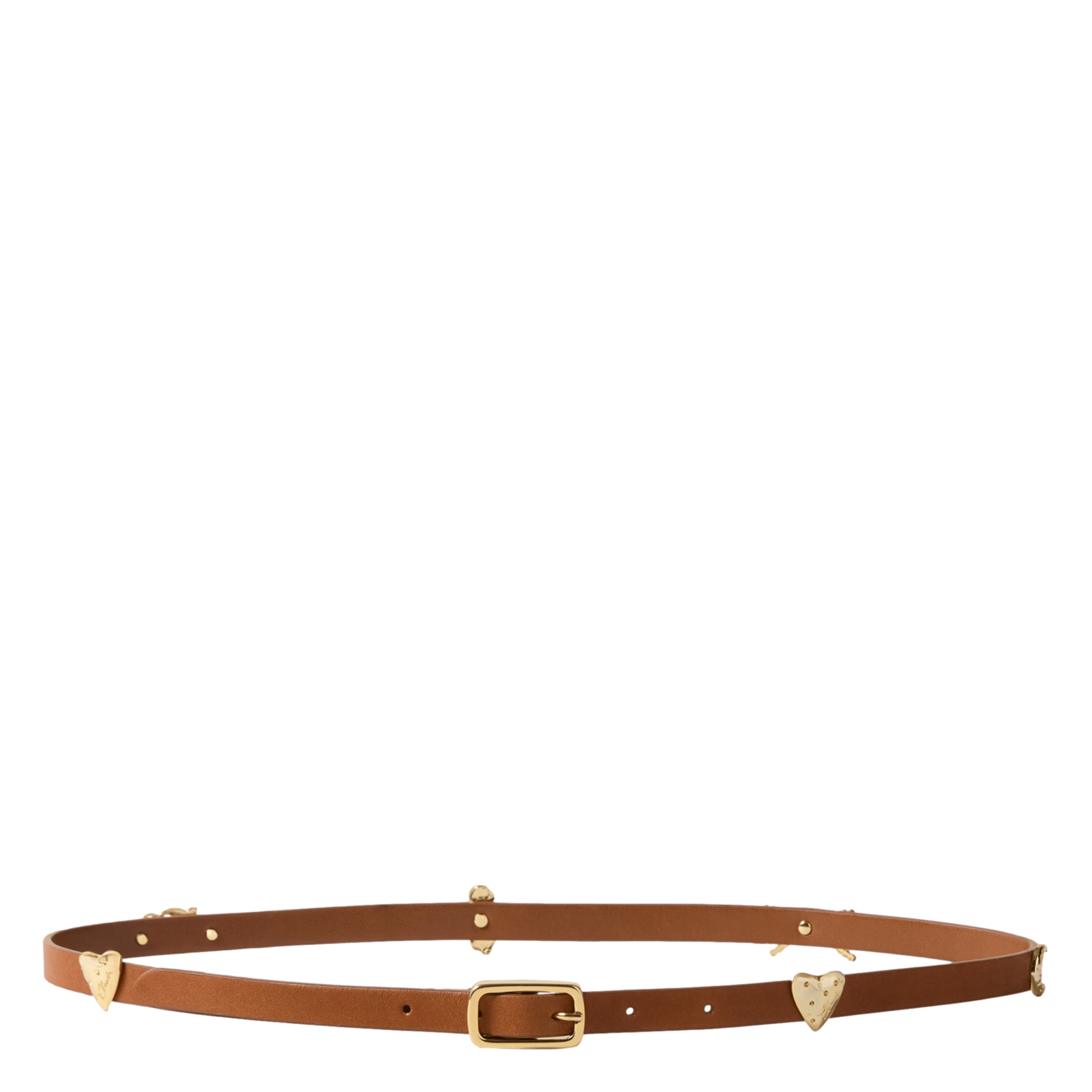 Leren ceintuur CLAUDIE PIERLOT Beige