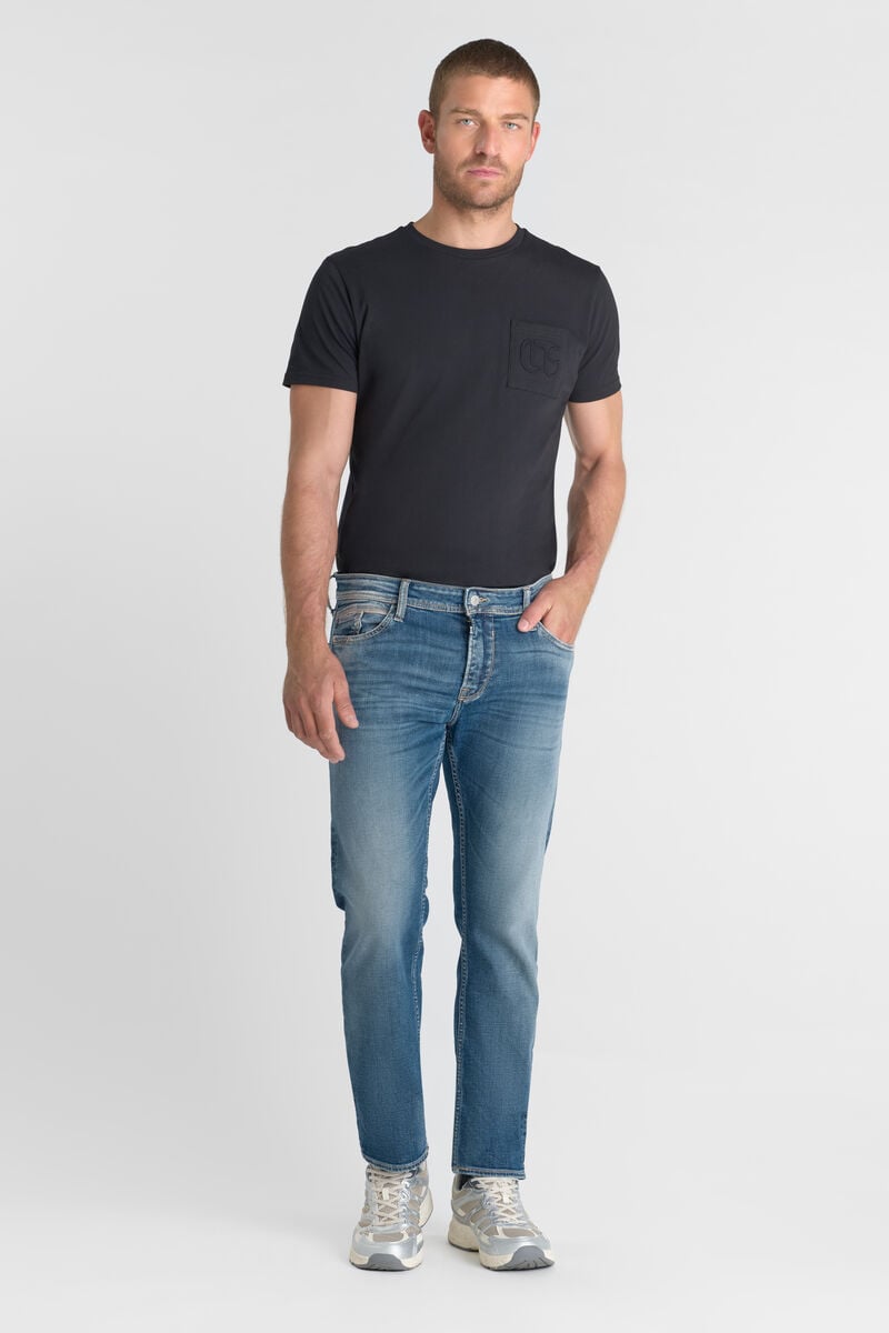Straight leg jeans, length 34 LE TEMPS DES CERISES Blue
