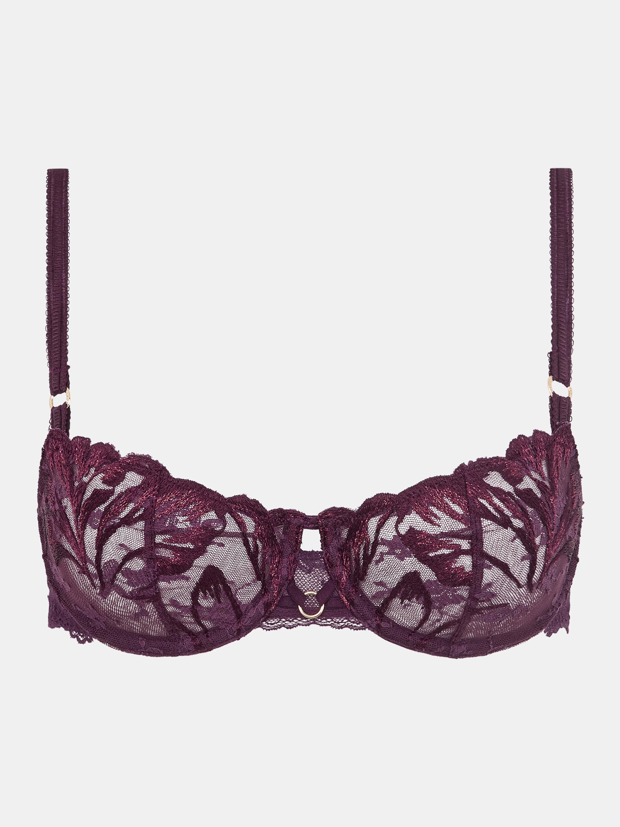 Demi-cup bra CHANTELLE Purple