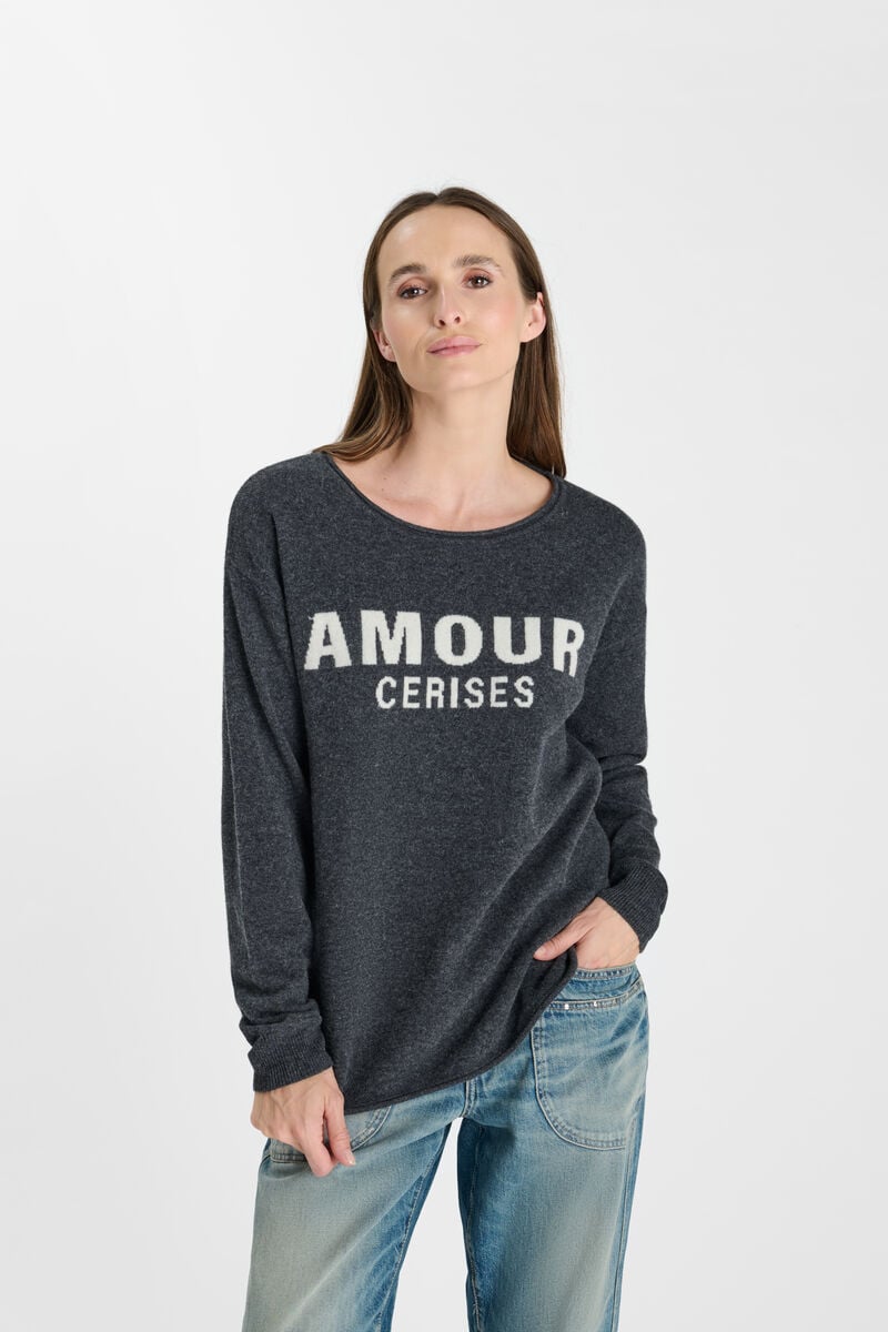 Tatum sweater LE TEMPS DES CERISES Grey
