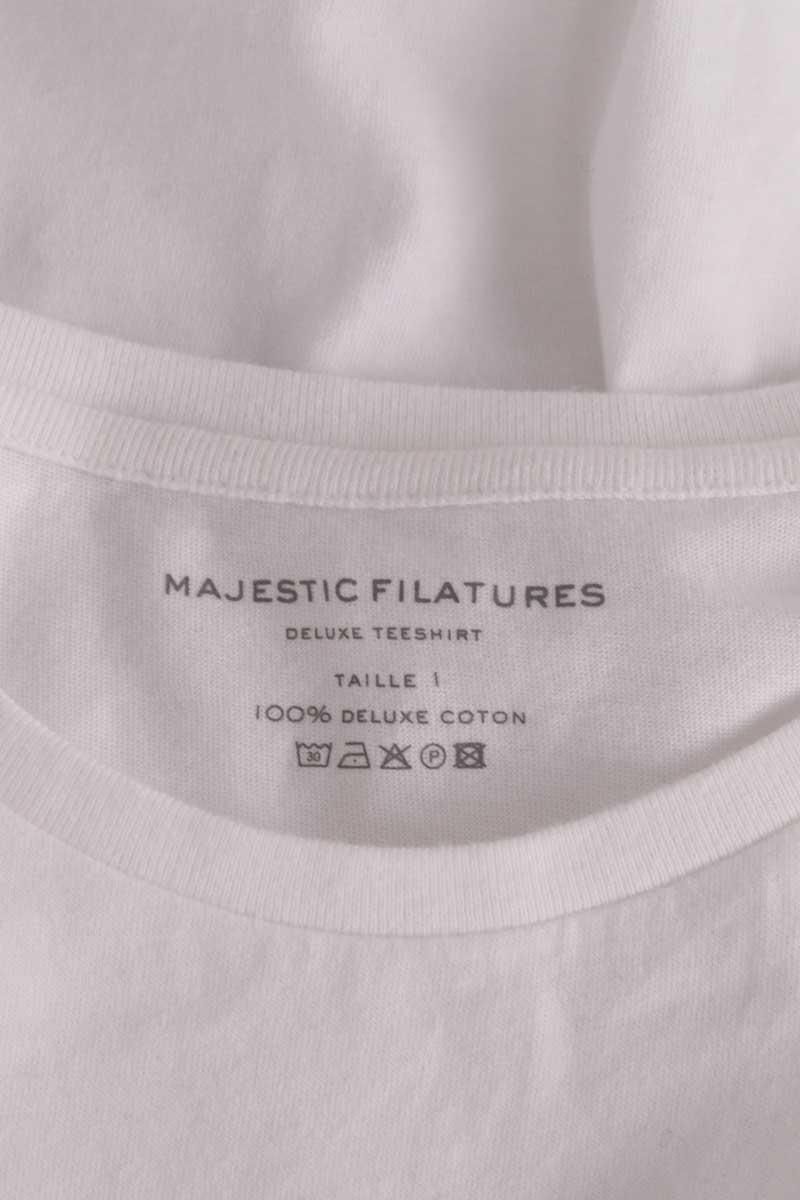 T-shirt MAJESTIC FILATURES - SECONDE MAIN White