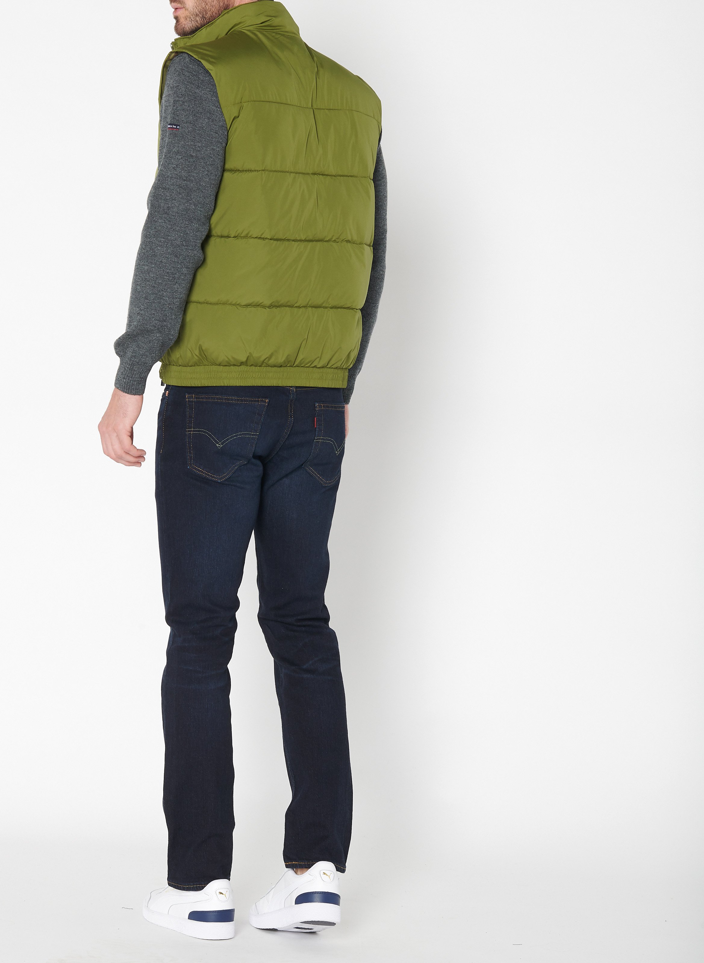 Rundhalspullover aus Wolle, Regular Fit ARMOR LUX Grau