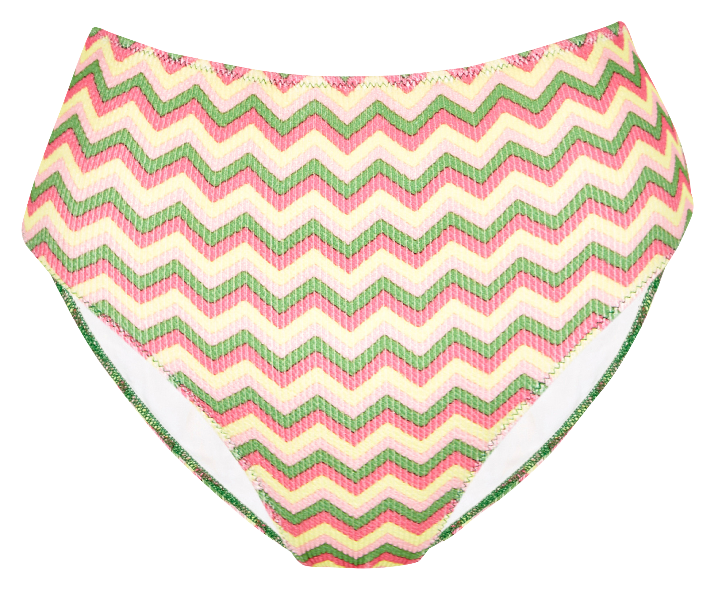 Printed high-waisted bikini bottoms ROBIN COLLECTION Multicolored