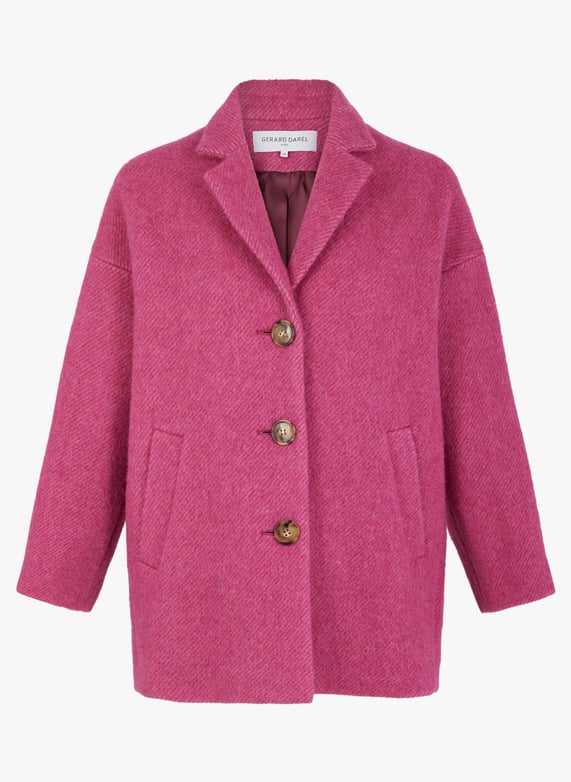 Rose color coat discount