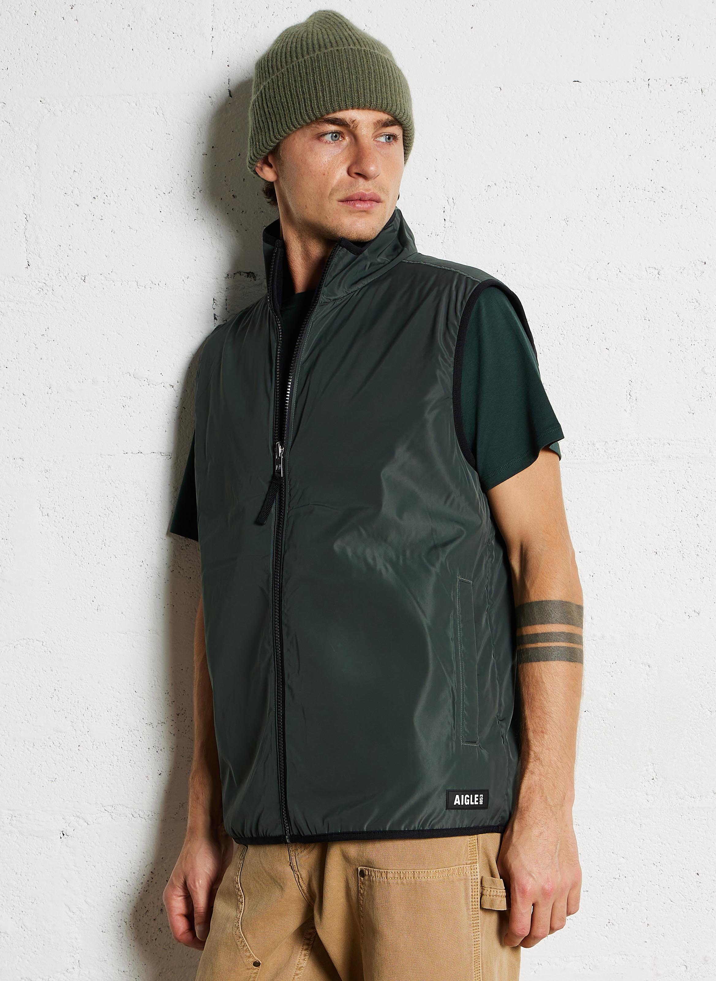 Veste col montant AIGLE Noir