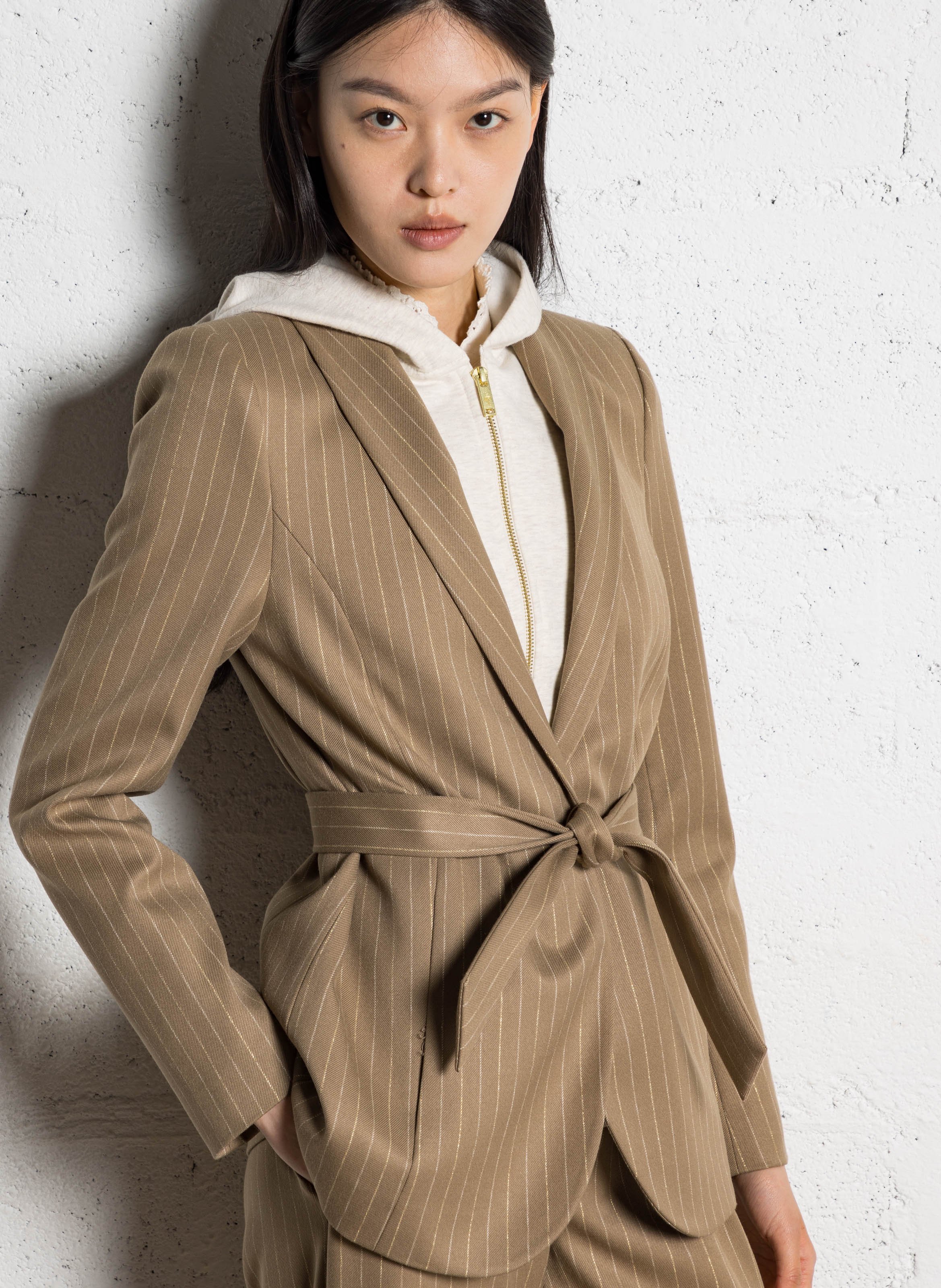 Veste de tailleur ajustée  ONE STEP Marron