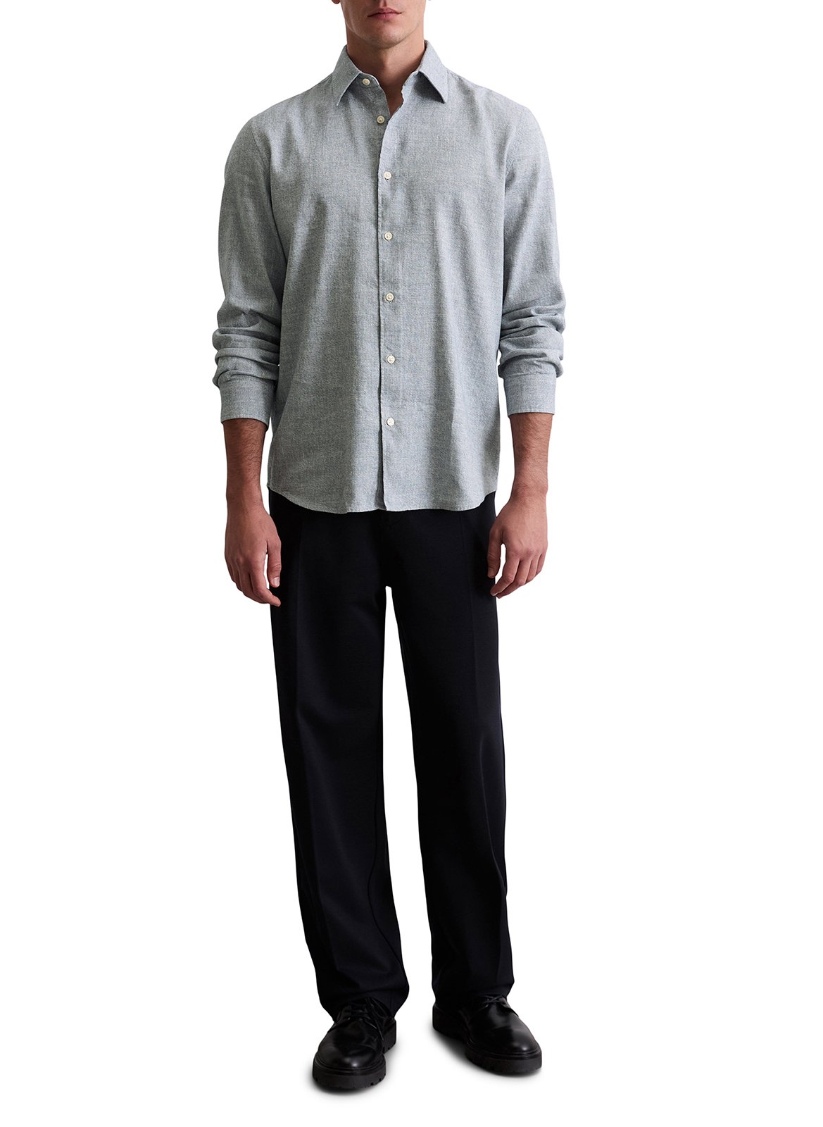 Chemise col classique en lin mélangé MARC O'POLO Multicolore