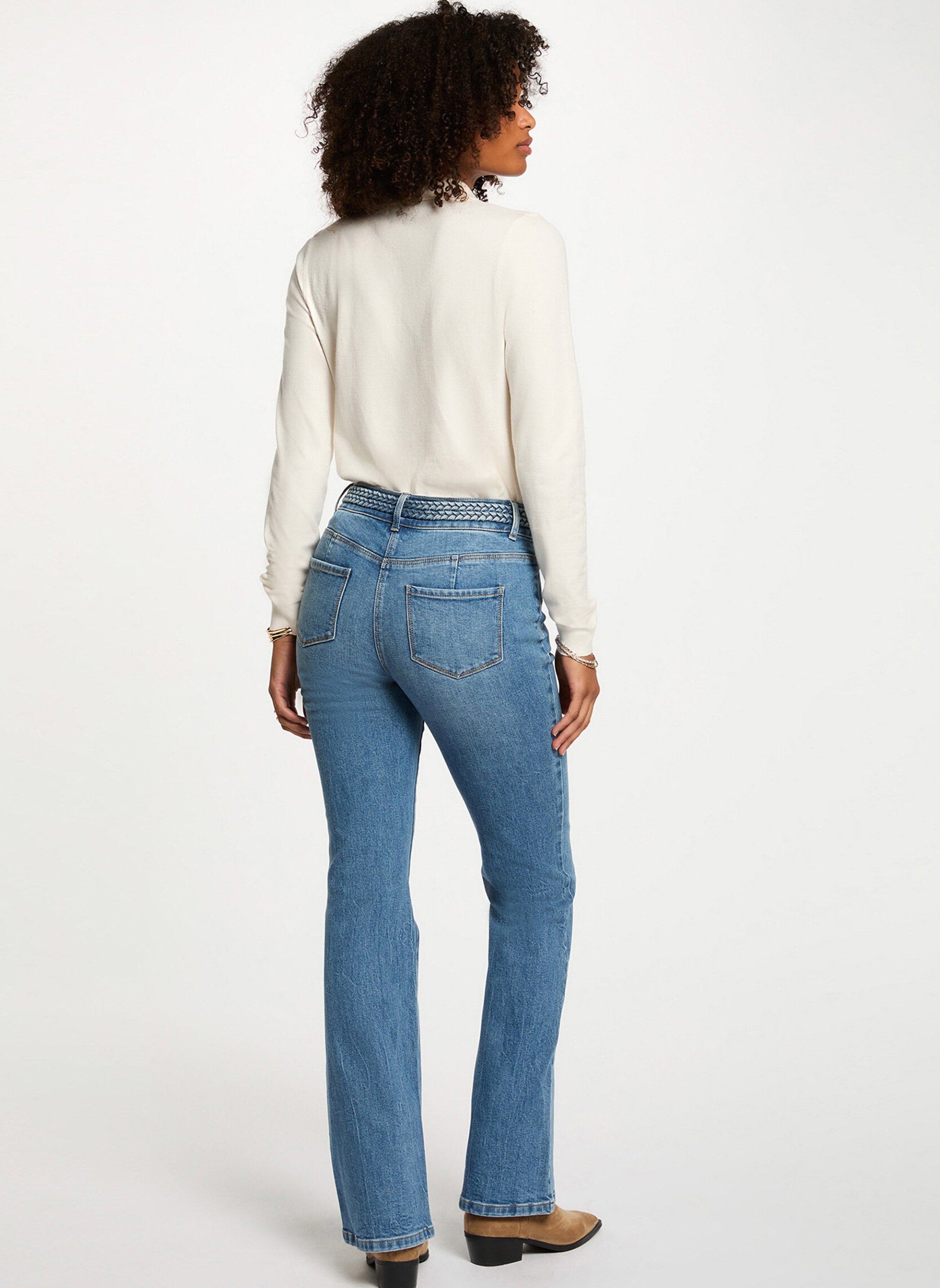 Sjaal van fantasietricot - Aly MORGAN Beige