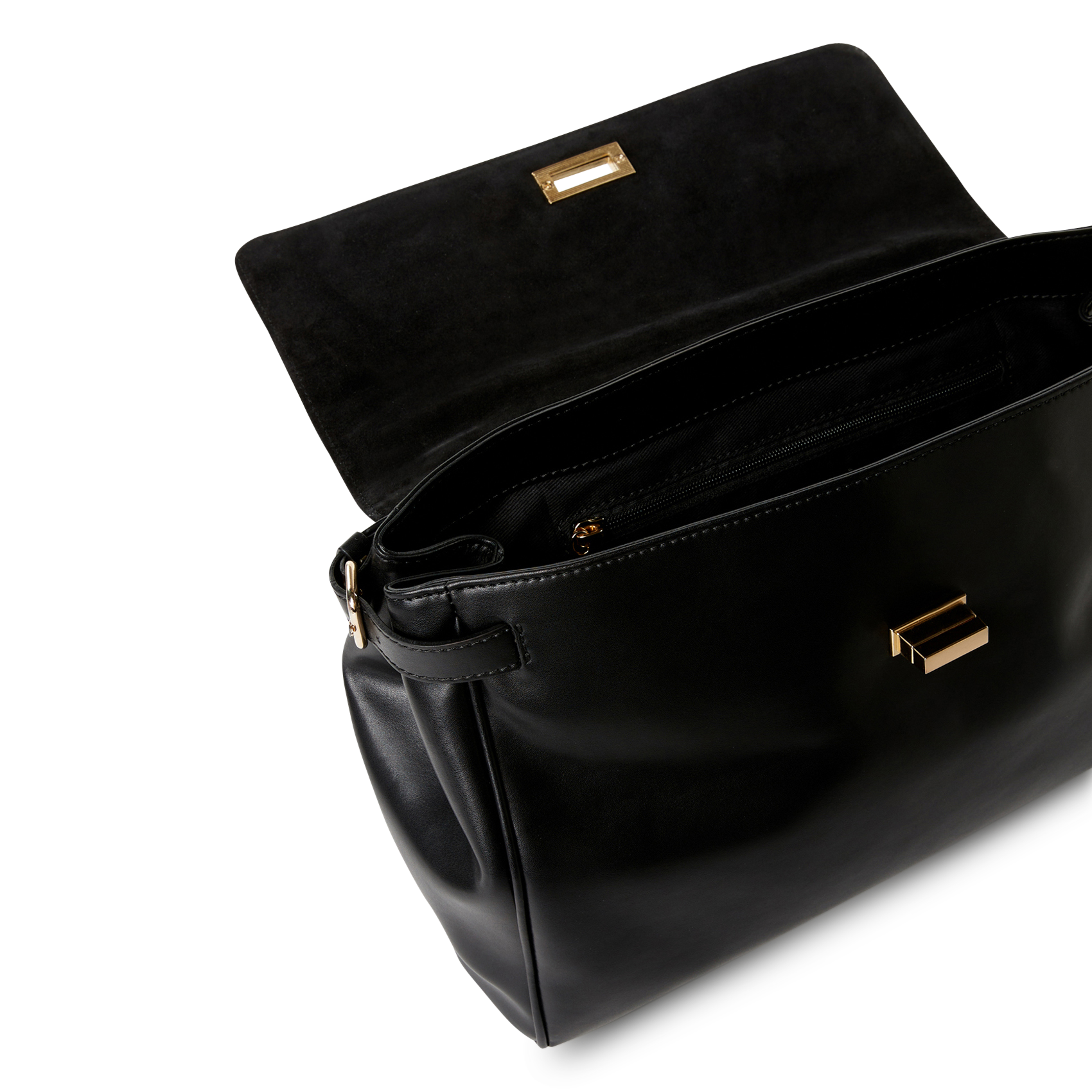 Bowlingtas van nerfleer met rits SAISON 1865 Zwart