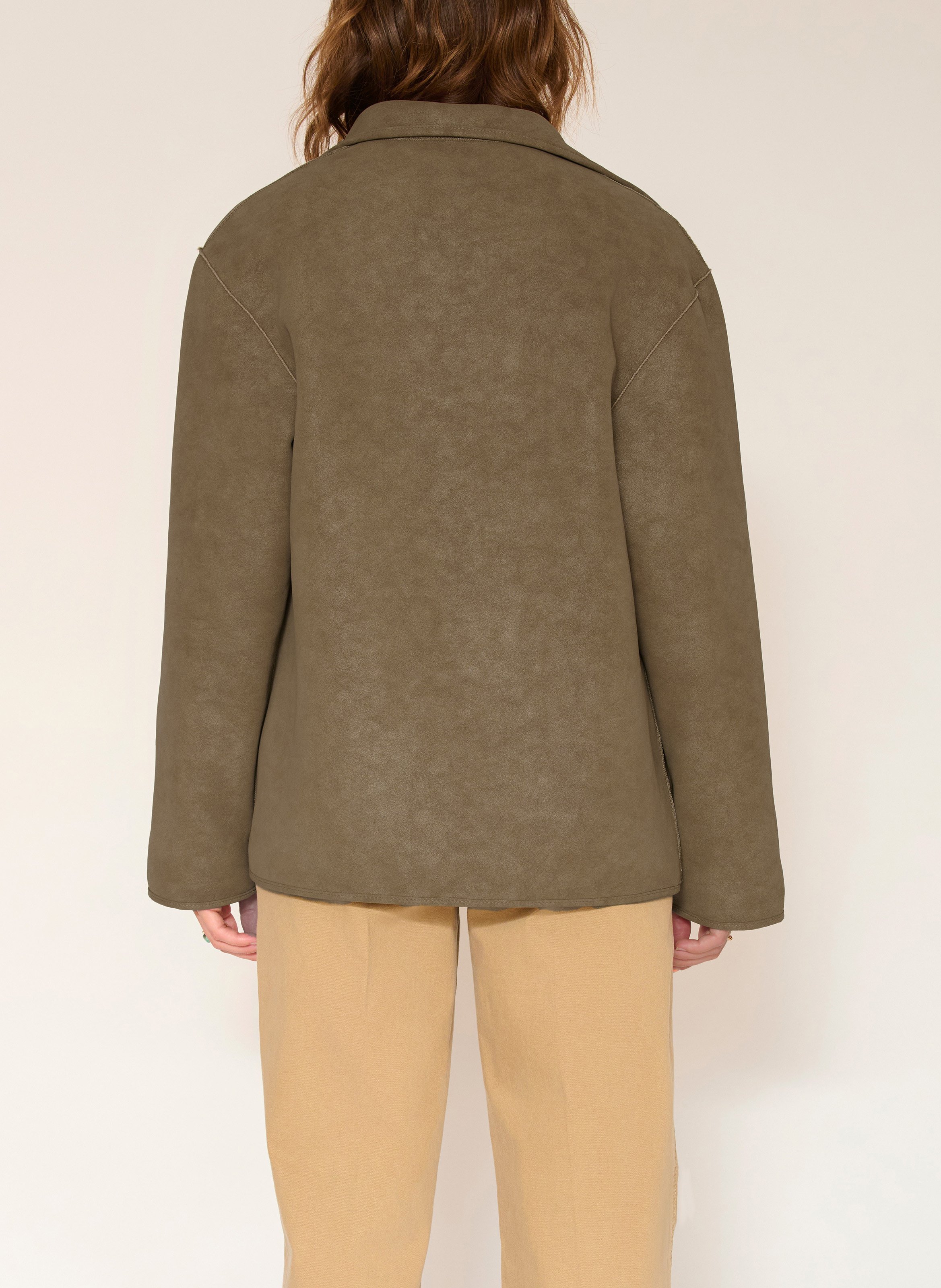 Manteau droit  MKT Marron