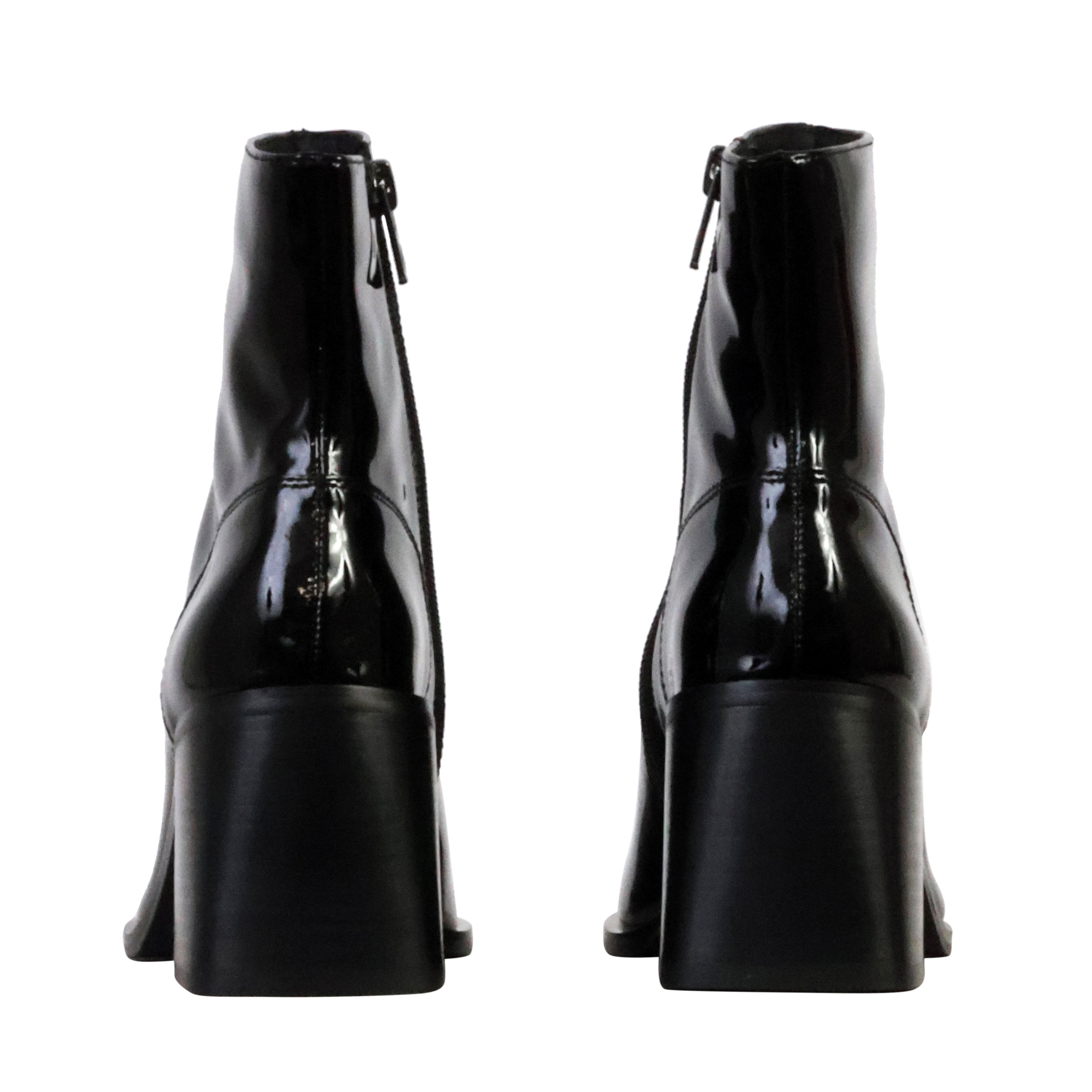 Victoria leather ankle boot EMILIE KARSTON Black