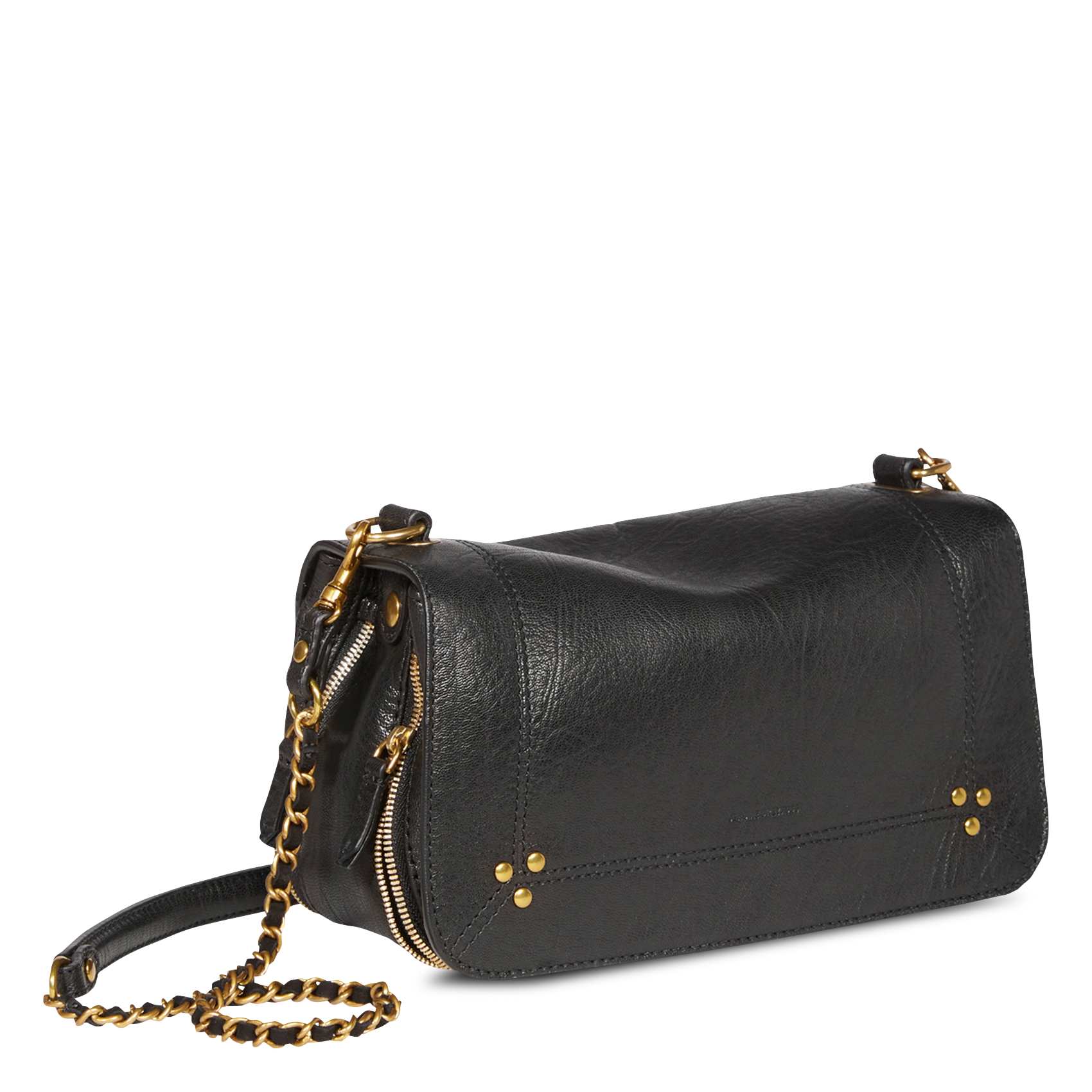 Dori leather shoulder bag JEROME DREYFUSS Black