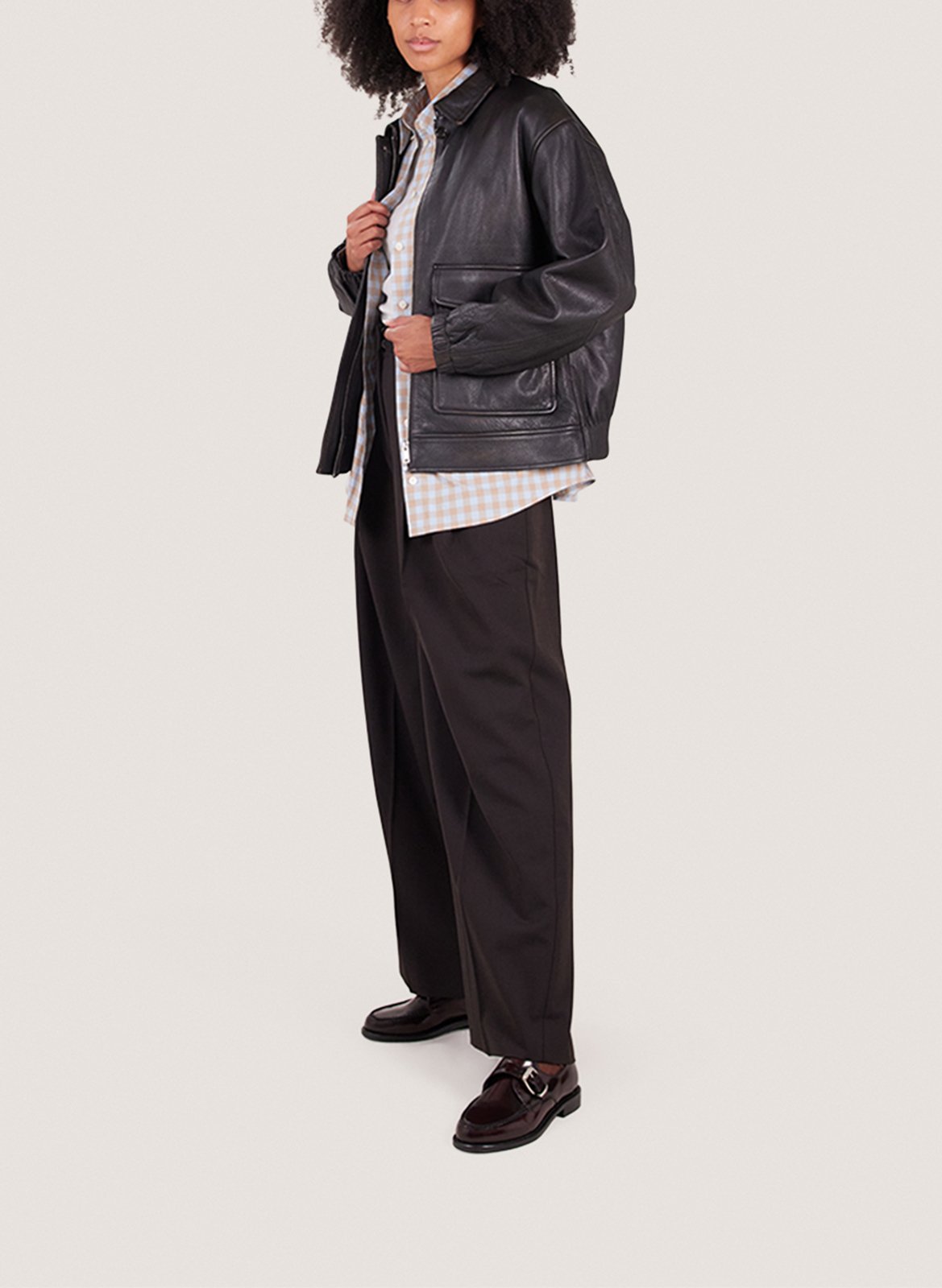 Mocassins en cuir verni JONAK Rouge