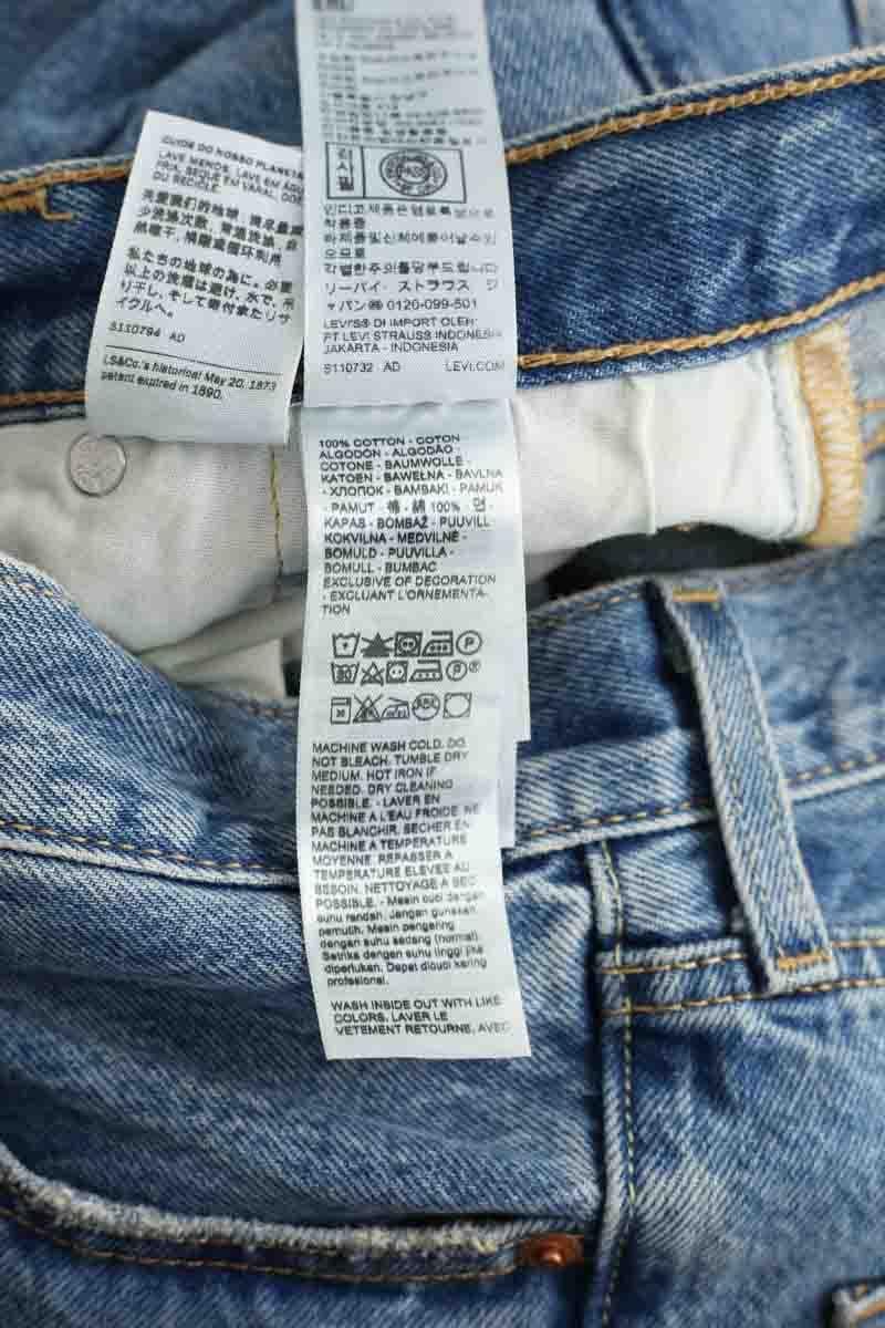 - Straight-leg jeans
- 5 pockets
- Straight cut
- Faded effect LEVI'S - Seconde main Blue