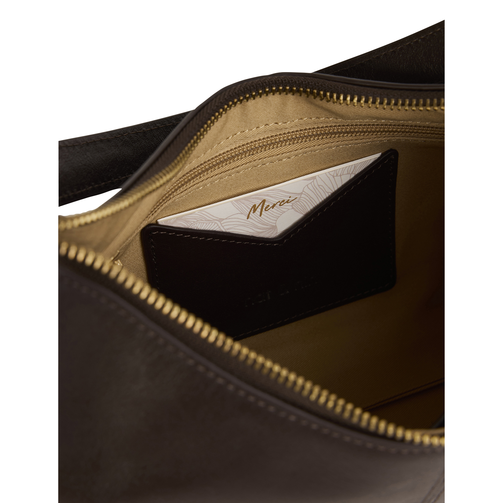 Sac à main en cuir Marron