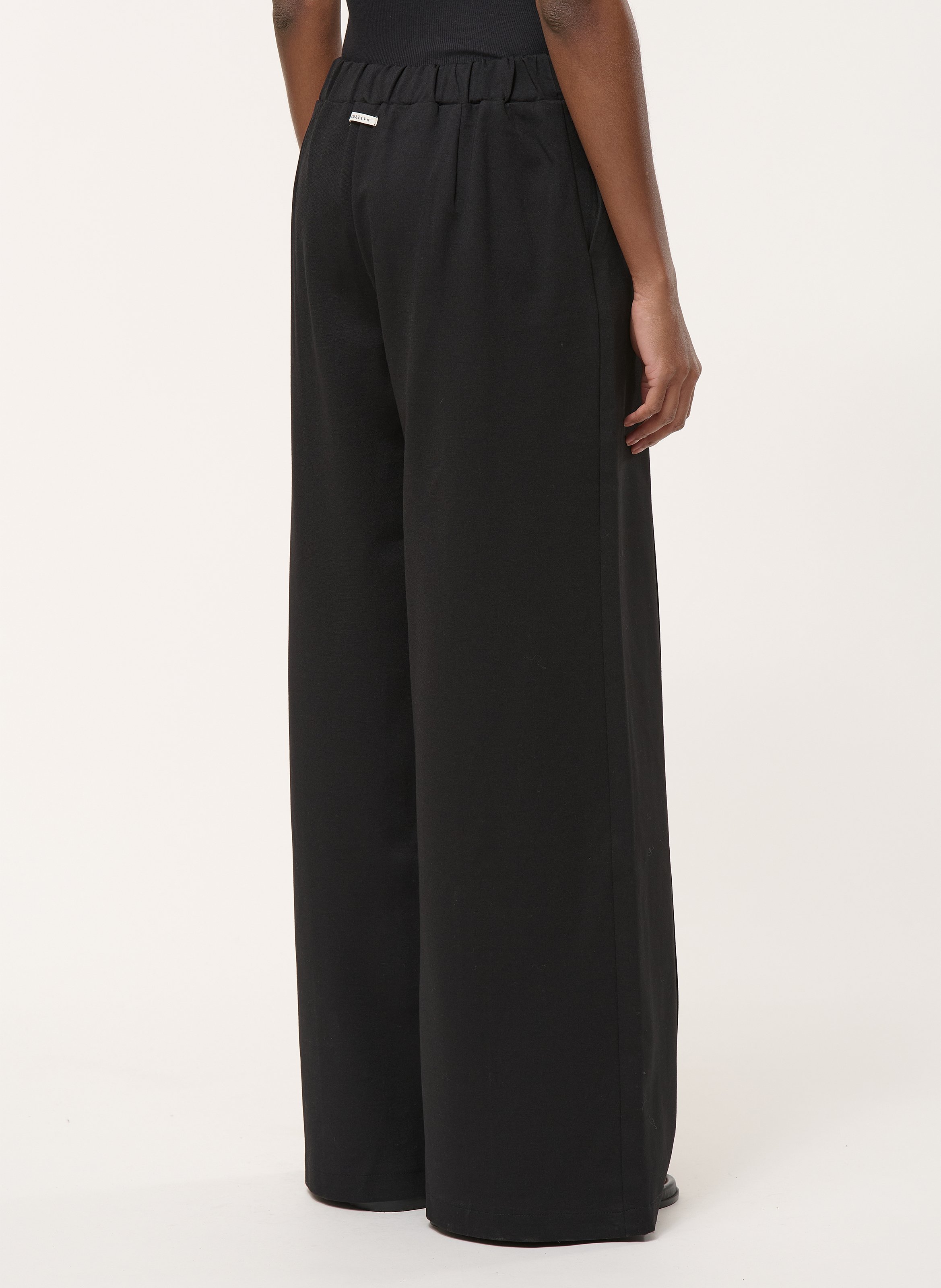 Pantalon large taille haute HUMILITY Noir