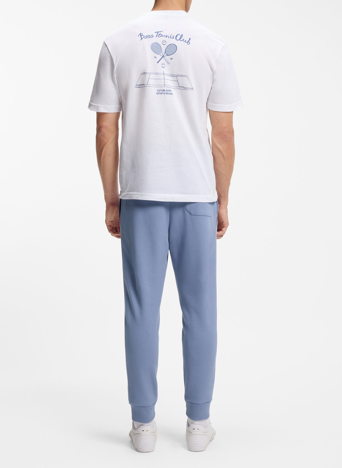 Cotton-blend joggers BOSS Blue
