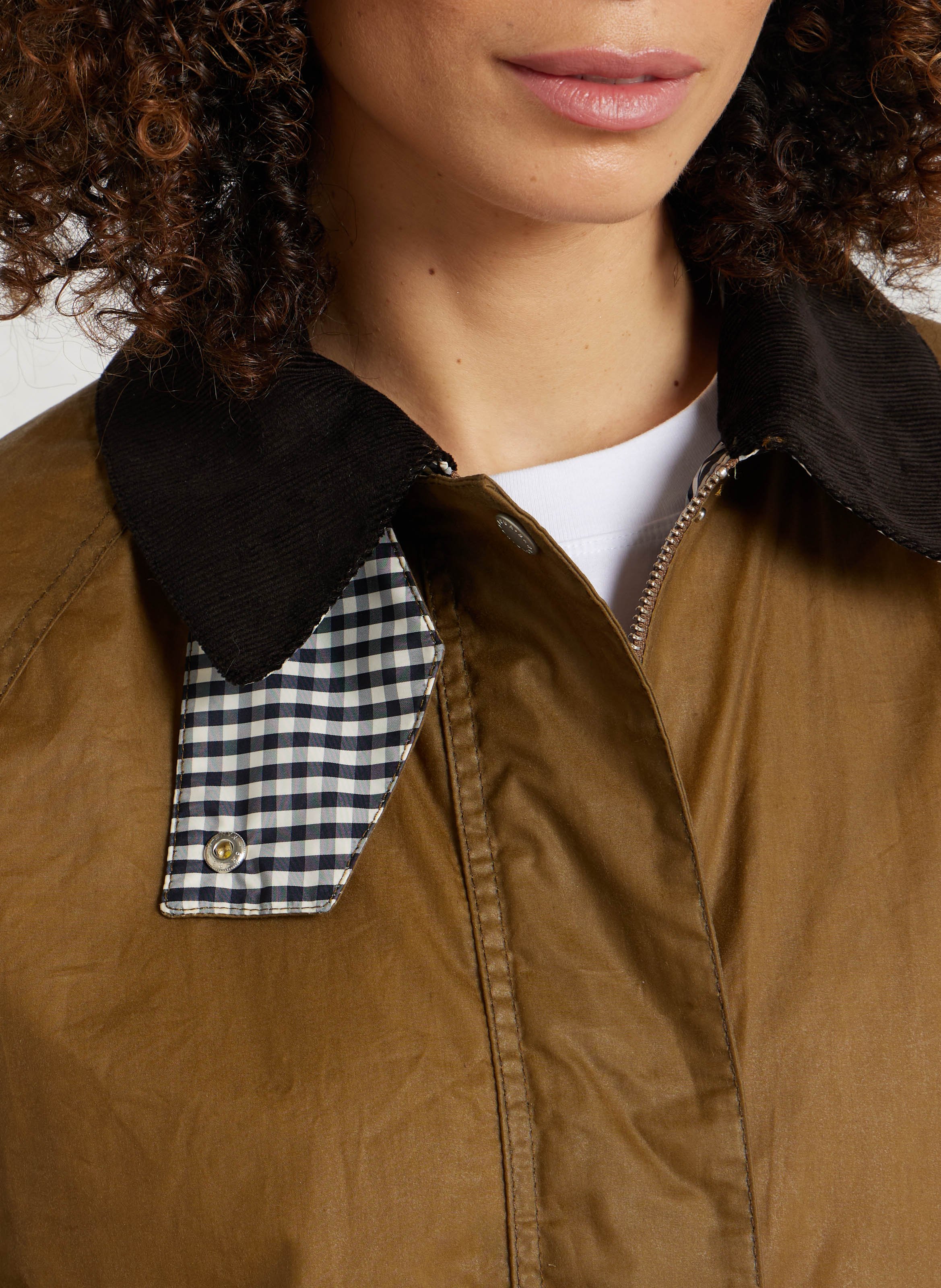 Veste droite col classique BARBOUR Beige