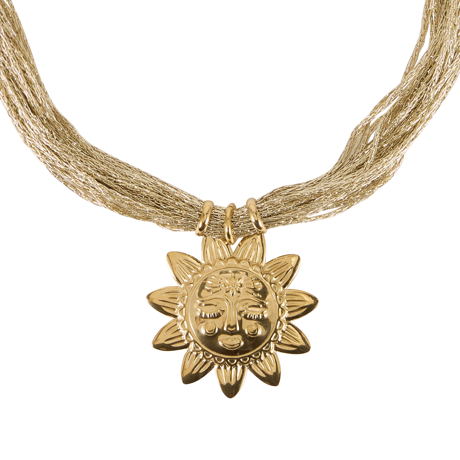 Necklace AU PRINTEMPS PARIS Golden