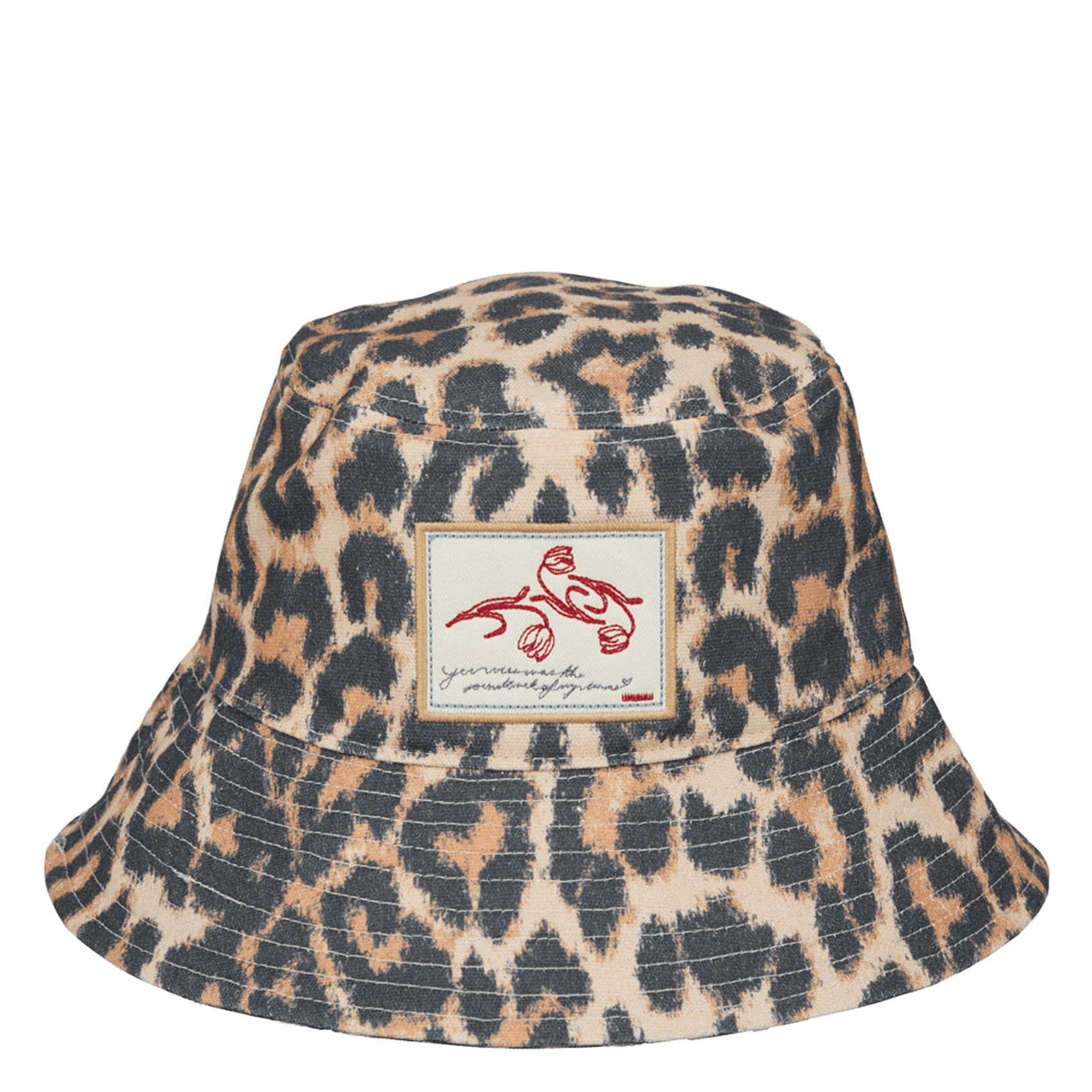 Bob à imprimé léopard BECKSONDERGAARD Noir