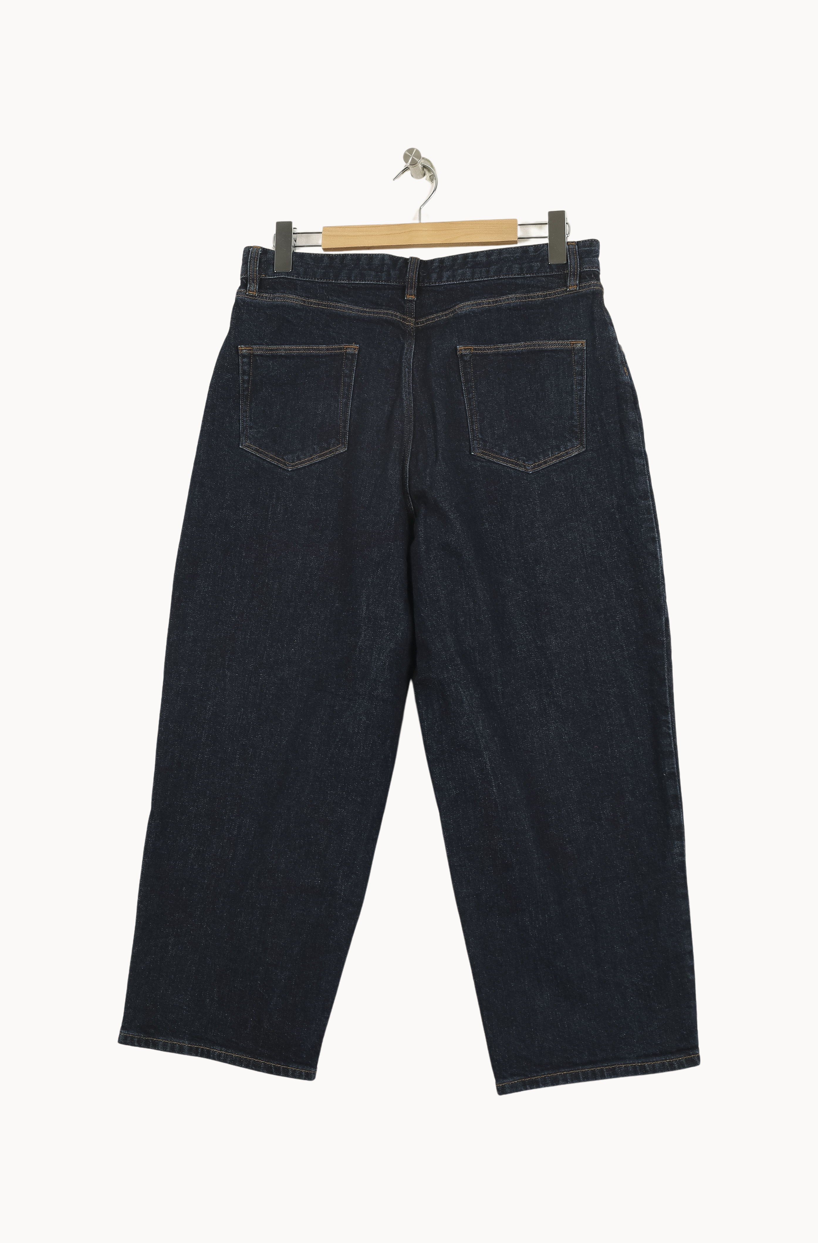 Cropped slim jeans with studs COMPTOIR DES COTONNIERS - Seconde main Blue