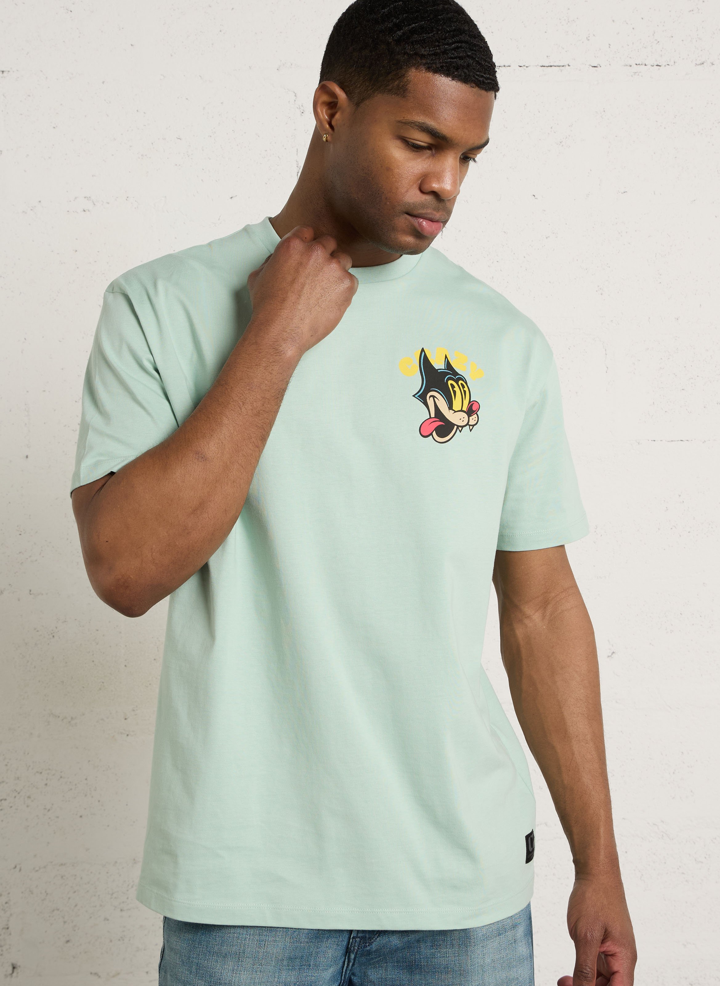 Vest met print  LE TEMPS DES CERISES Blauw