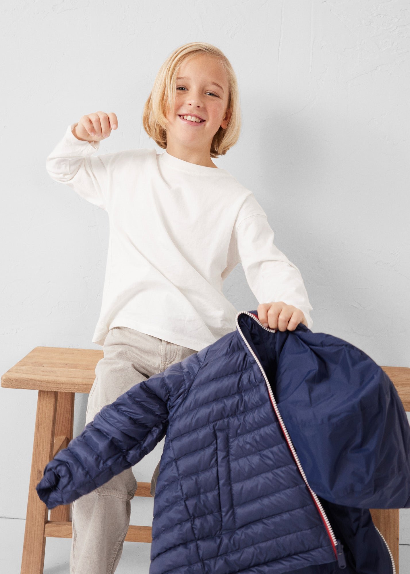 Doudoune enfant réversible sauda JOTT Bleu