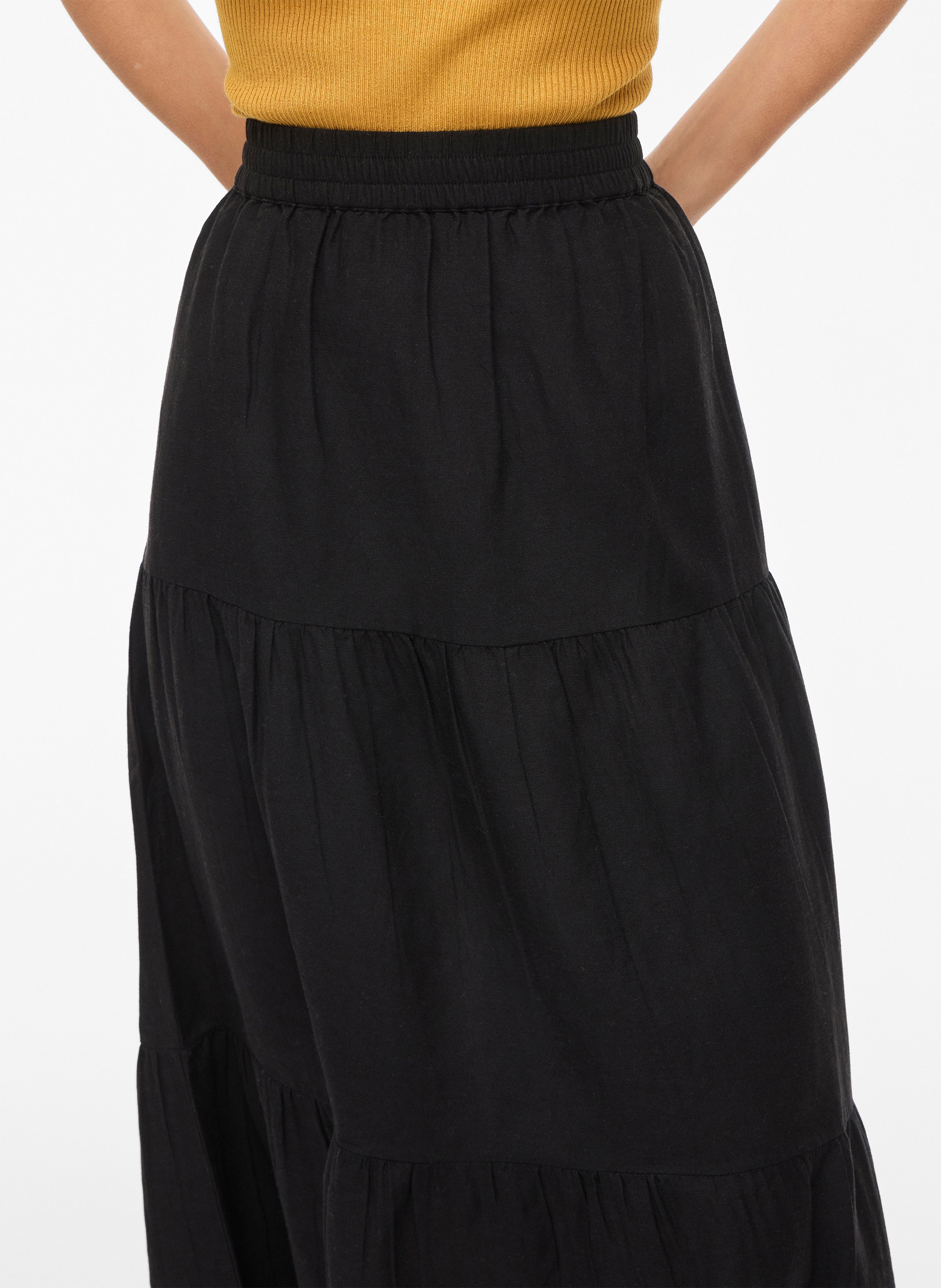 Lange rok VILA Zwart