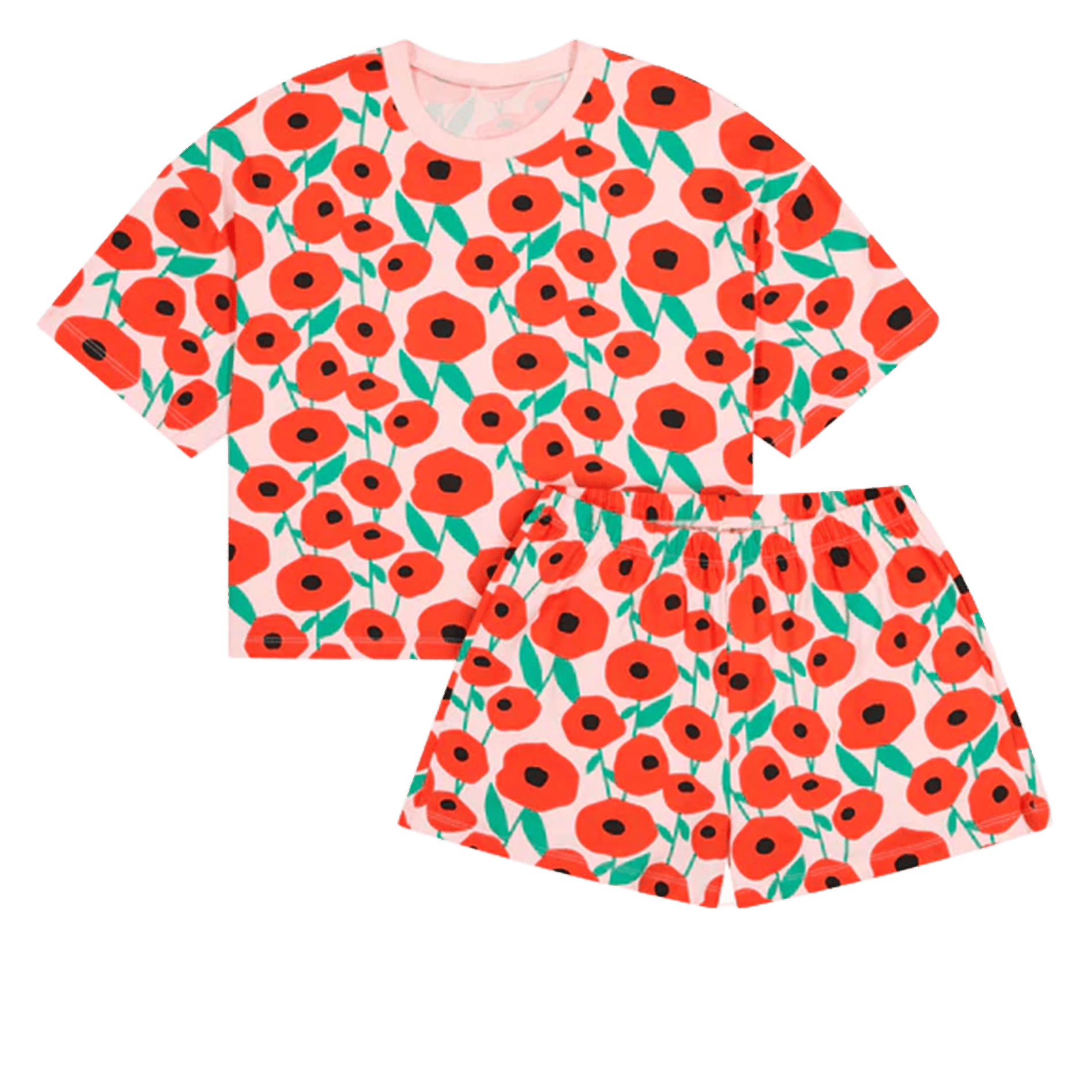 Organic Cotton Blend Pyjama Set WE ARE JOLIES Pink