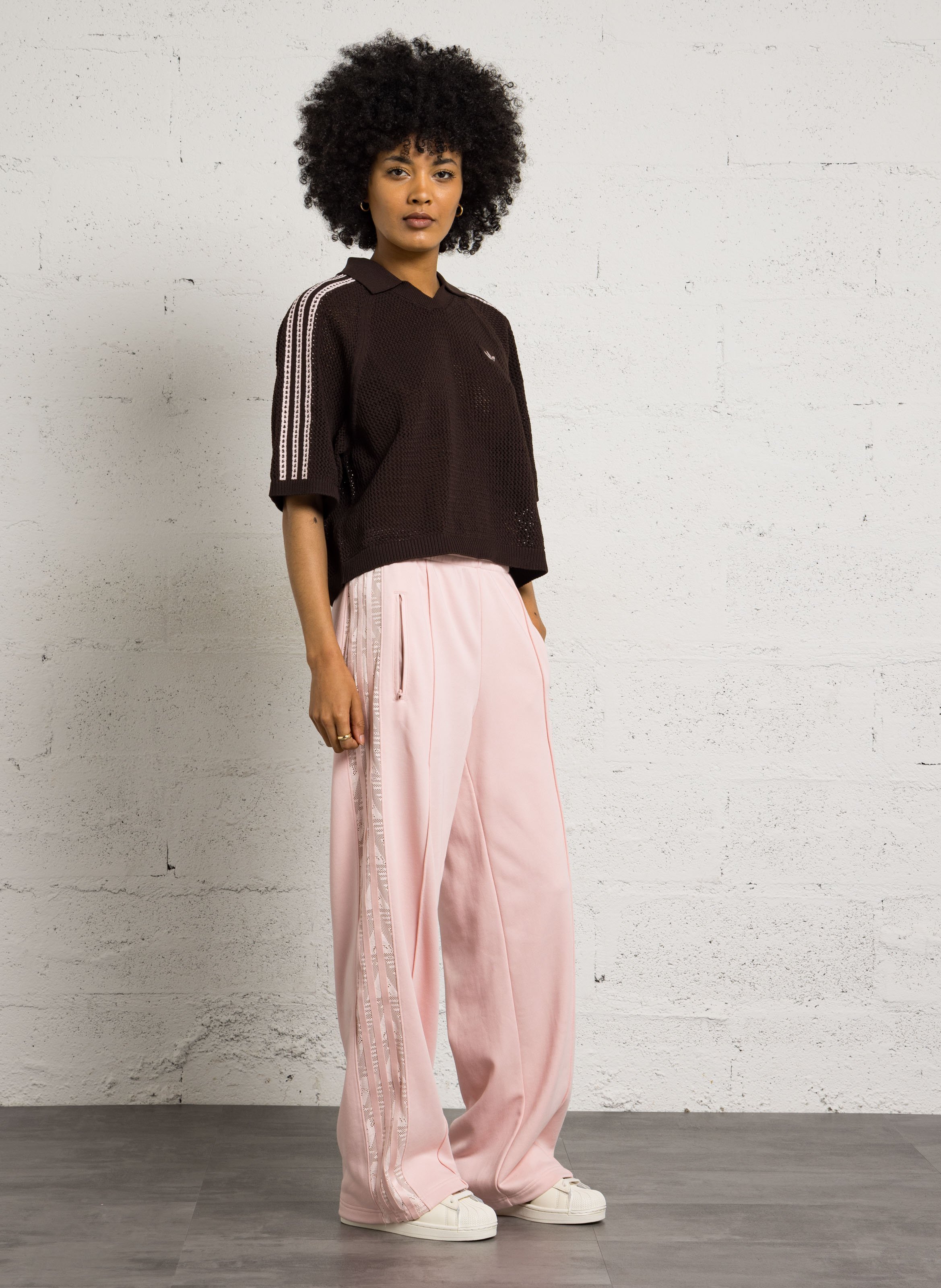 Jogging droit ADIDAS Rose