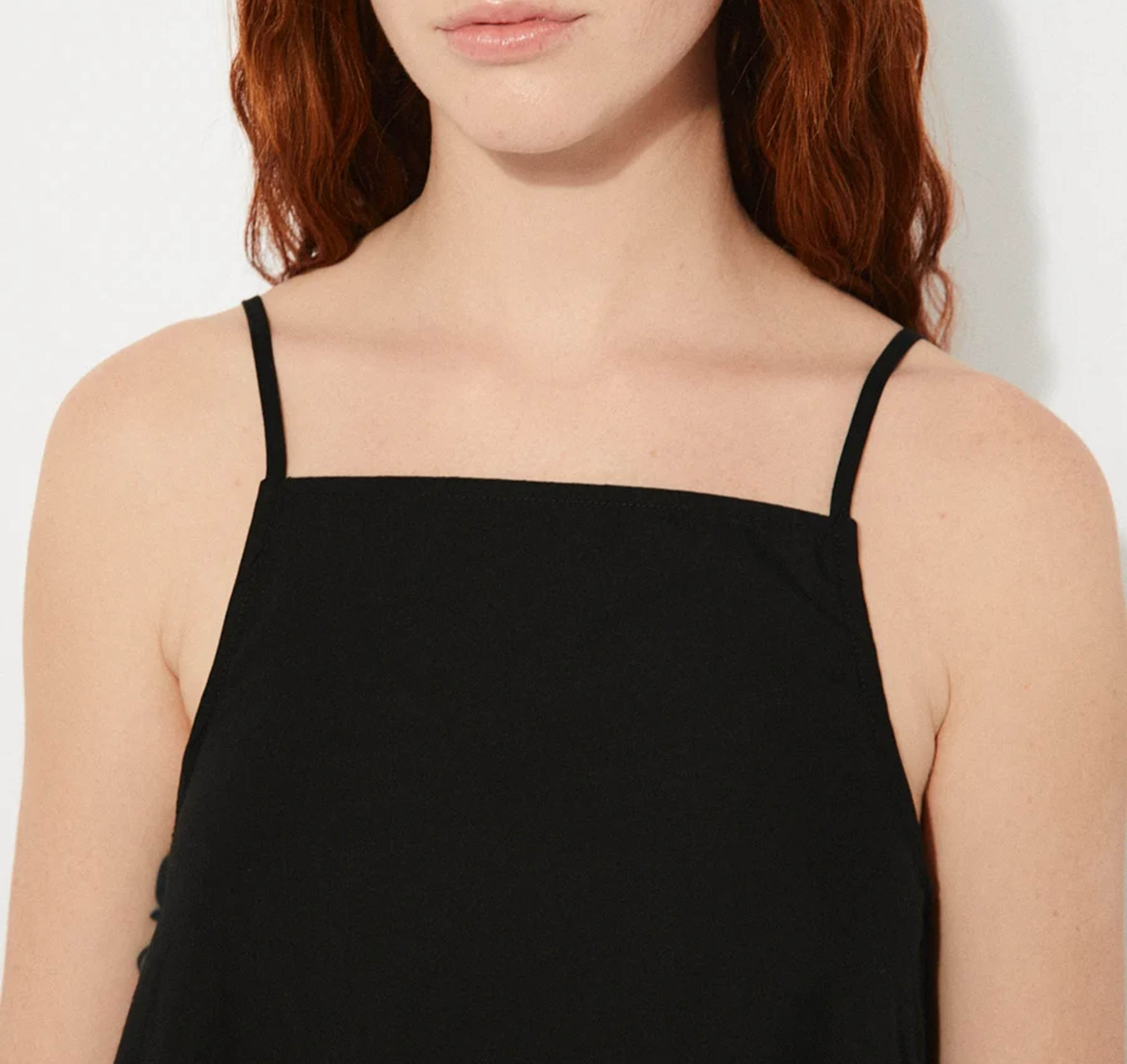 Robe longue en coton bio RITA ROW Noir