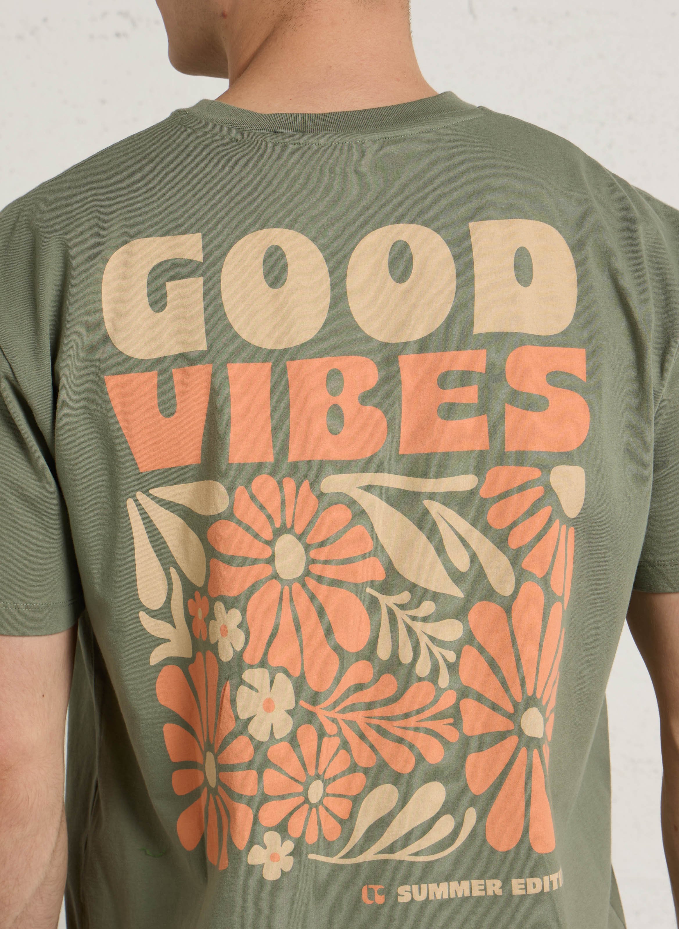 Effen T-shirt LE TEMPS DES CERISES Wit