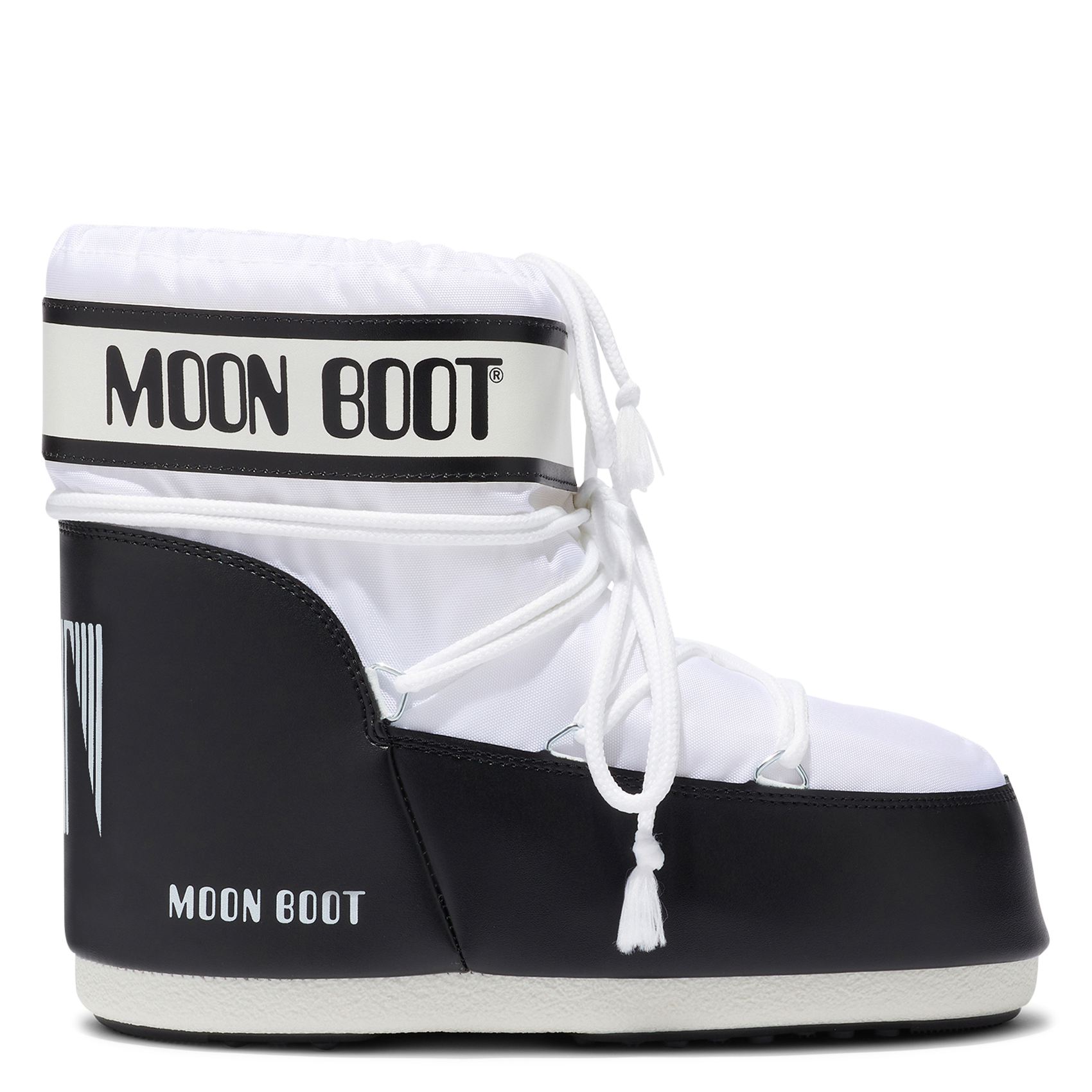 Bottines à lacets MB ICON LOW NYLON White