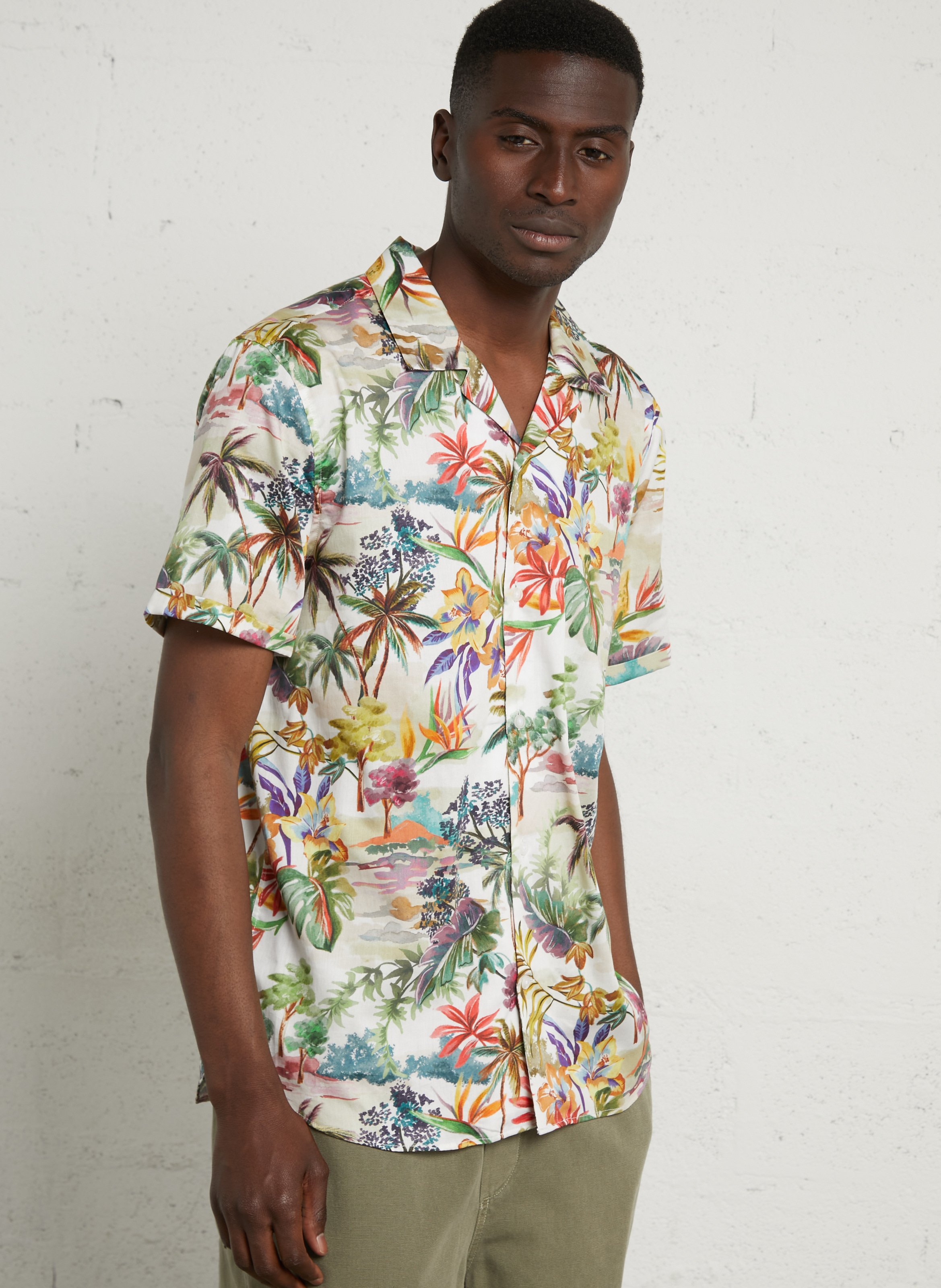Blouse met klassieke kraag CHEVIGNON Wit
