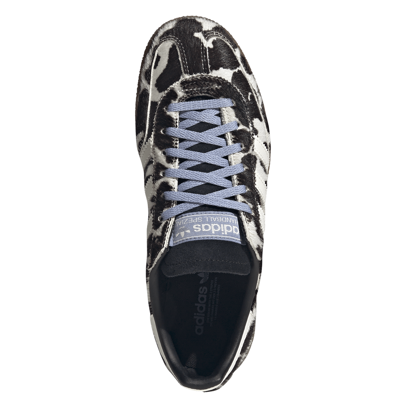 Low-top animal-print sneakers ADIDAS Black