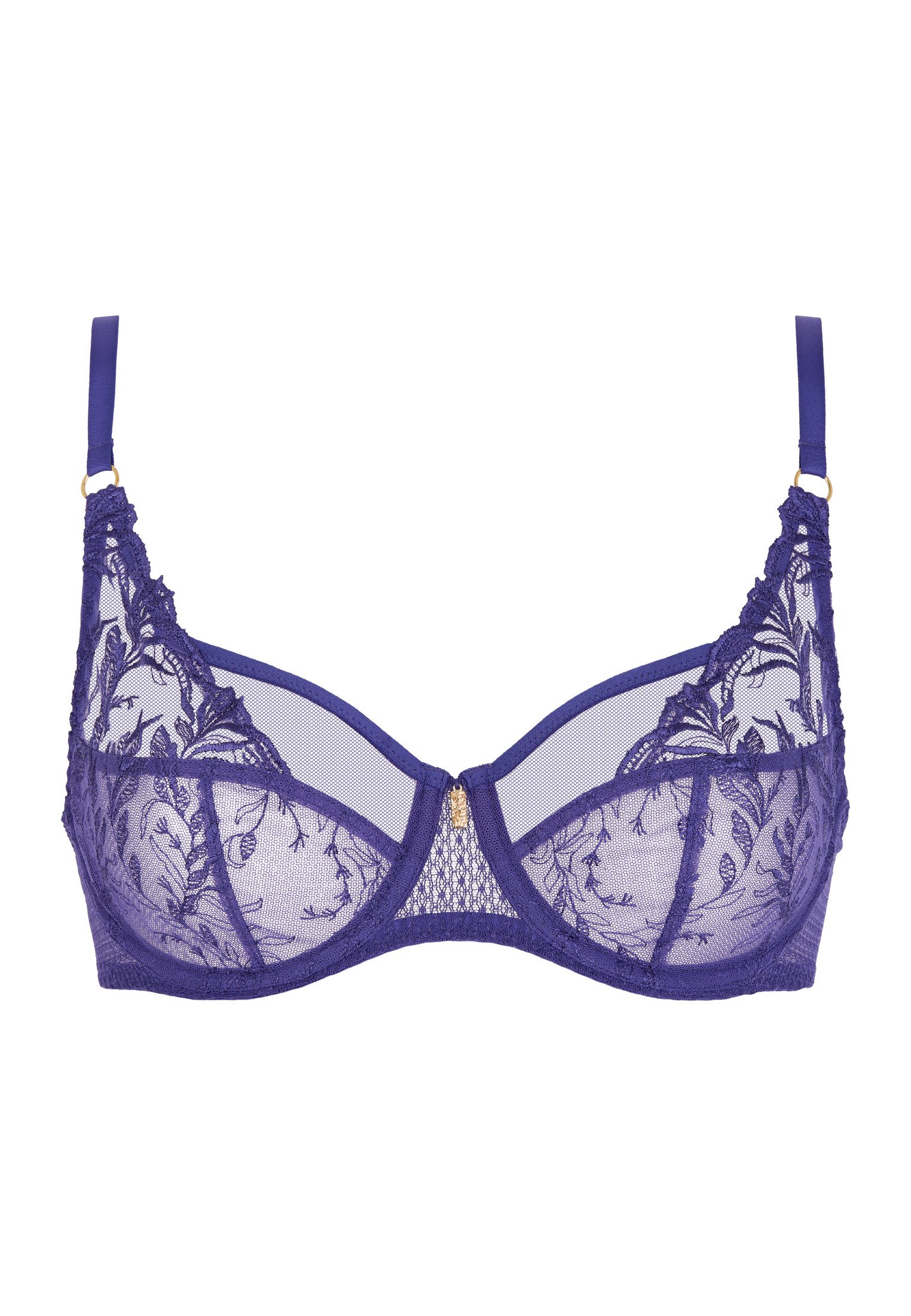 Balconette bra AUBADE Purple