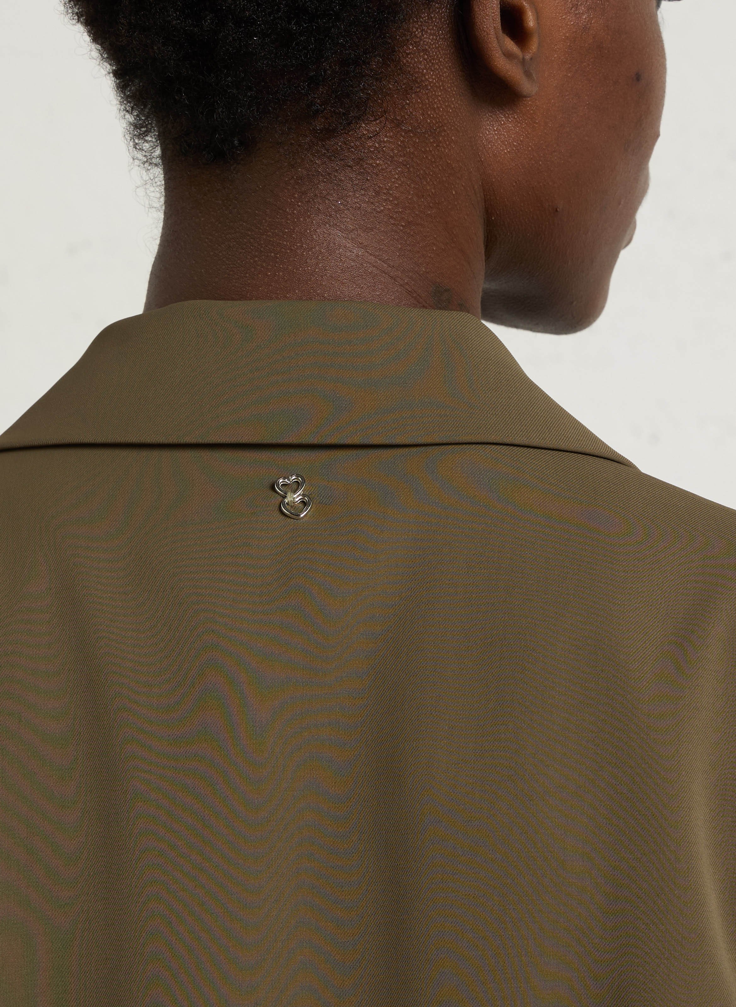 Eleganter einfarbiger Blazer PLEASE Khaki